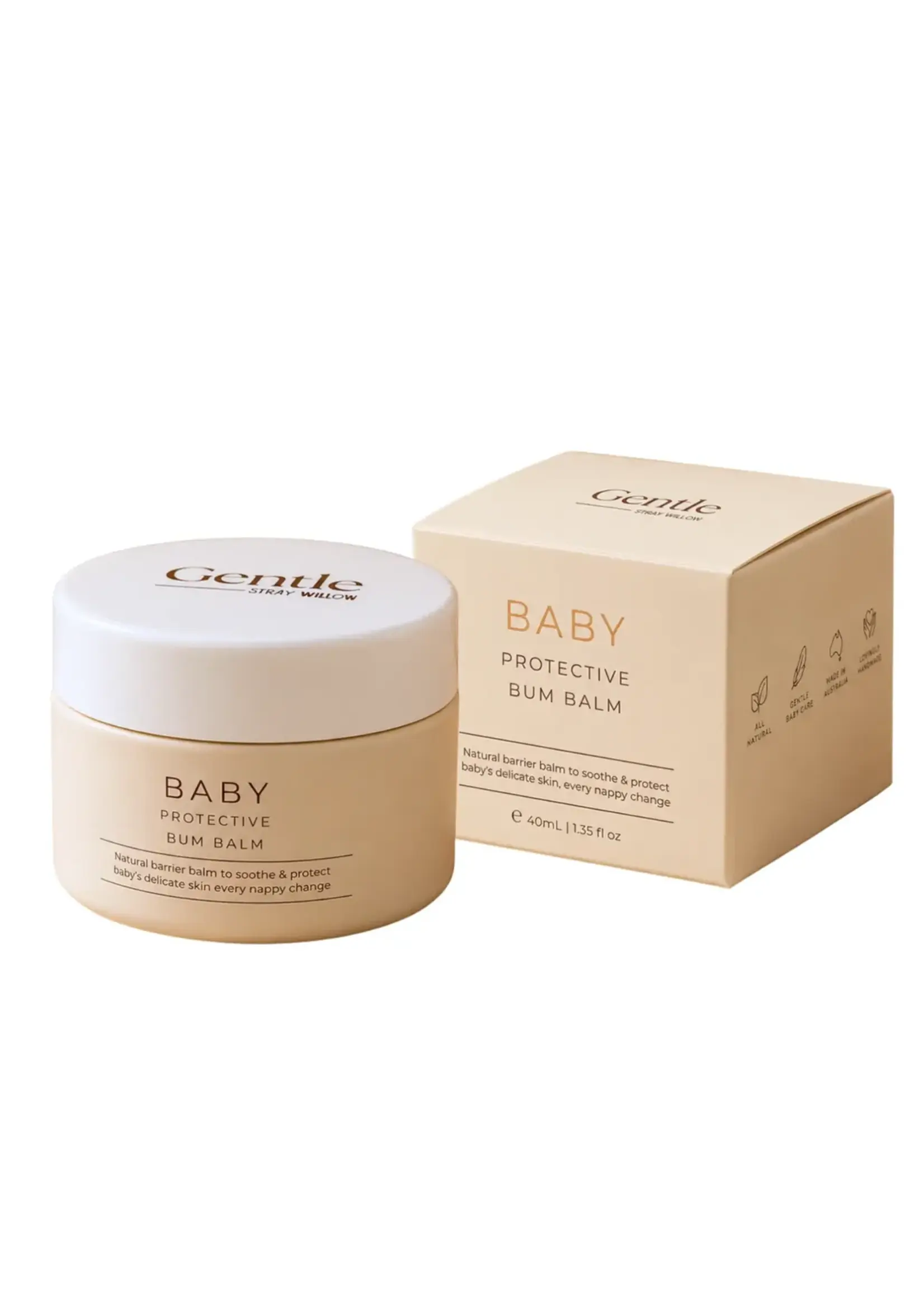 Stray Willow Gentle Baby -Protective Bum Balm
