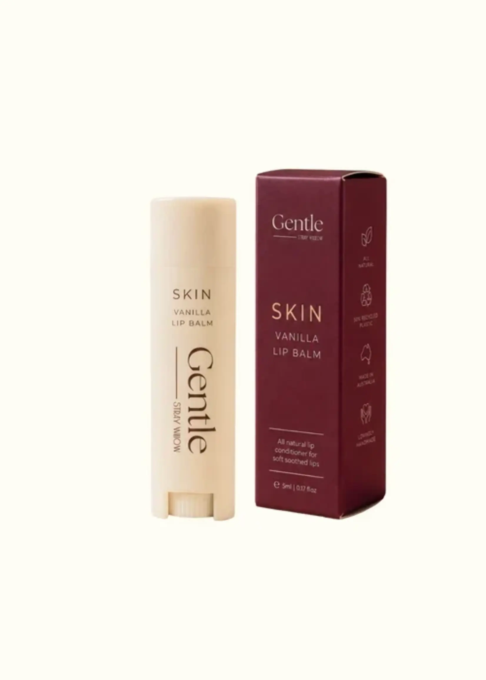 Stray Willow Gentle Skin - Vanilla Lip Balm