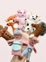 Gingerbread Man Story Finger Puppets
