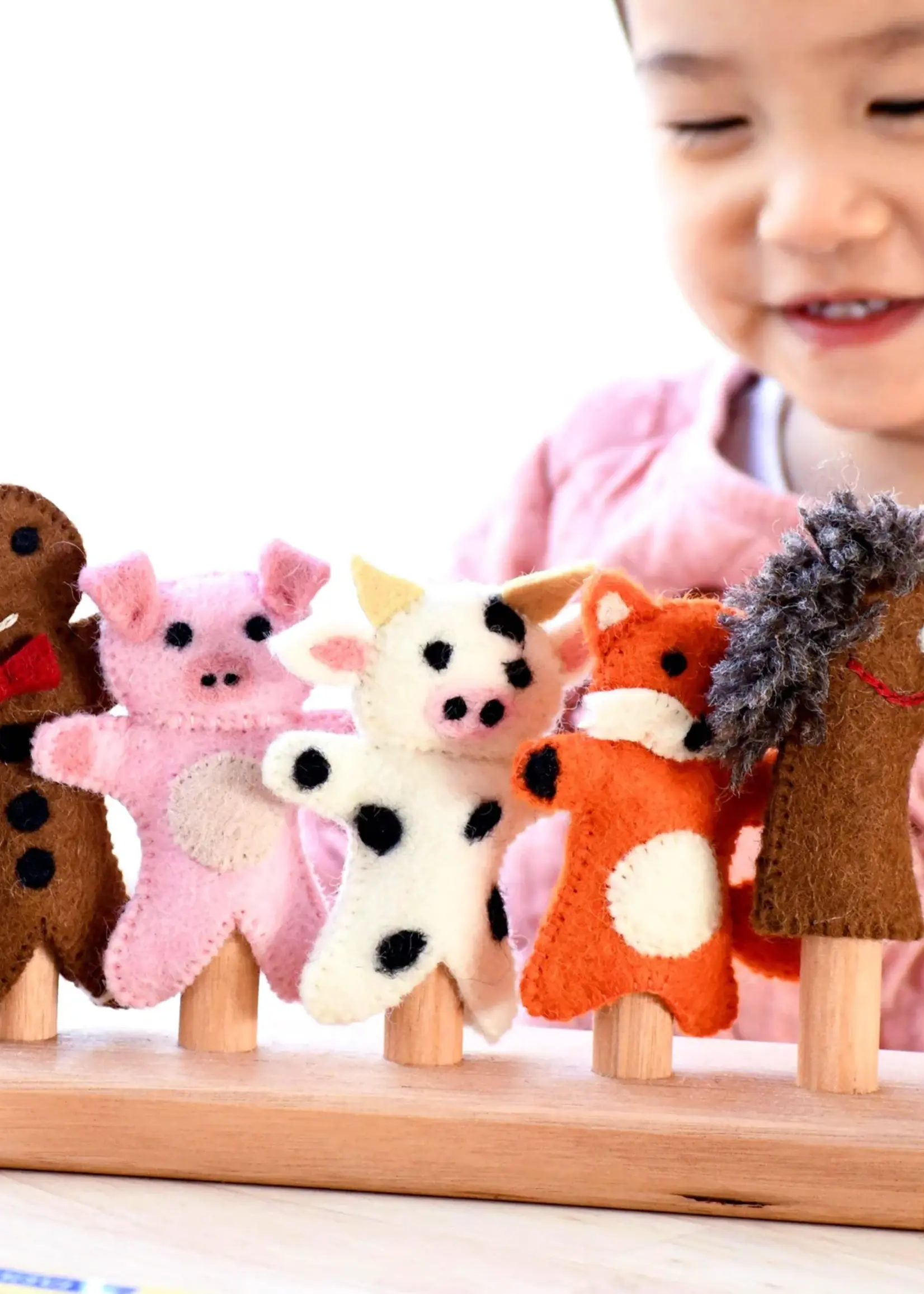 Gingerbread Man Story Finger Puppets