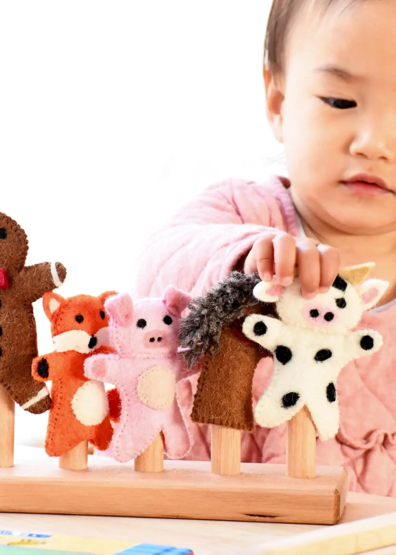 Gingerbread Man Story Finger Puppets