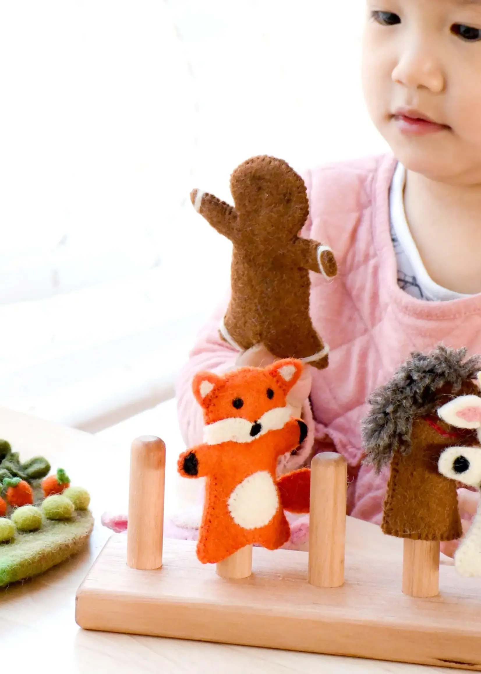 Gingerbread Man Story Finger Puppets