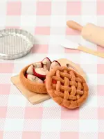 Felt Apple Pie Play Food Set