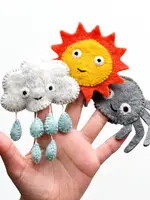 Itsy Bitsy Spider Finger Puppets