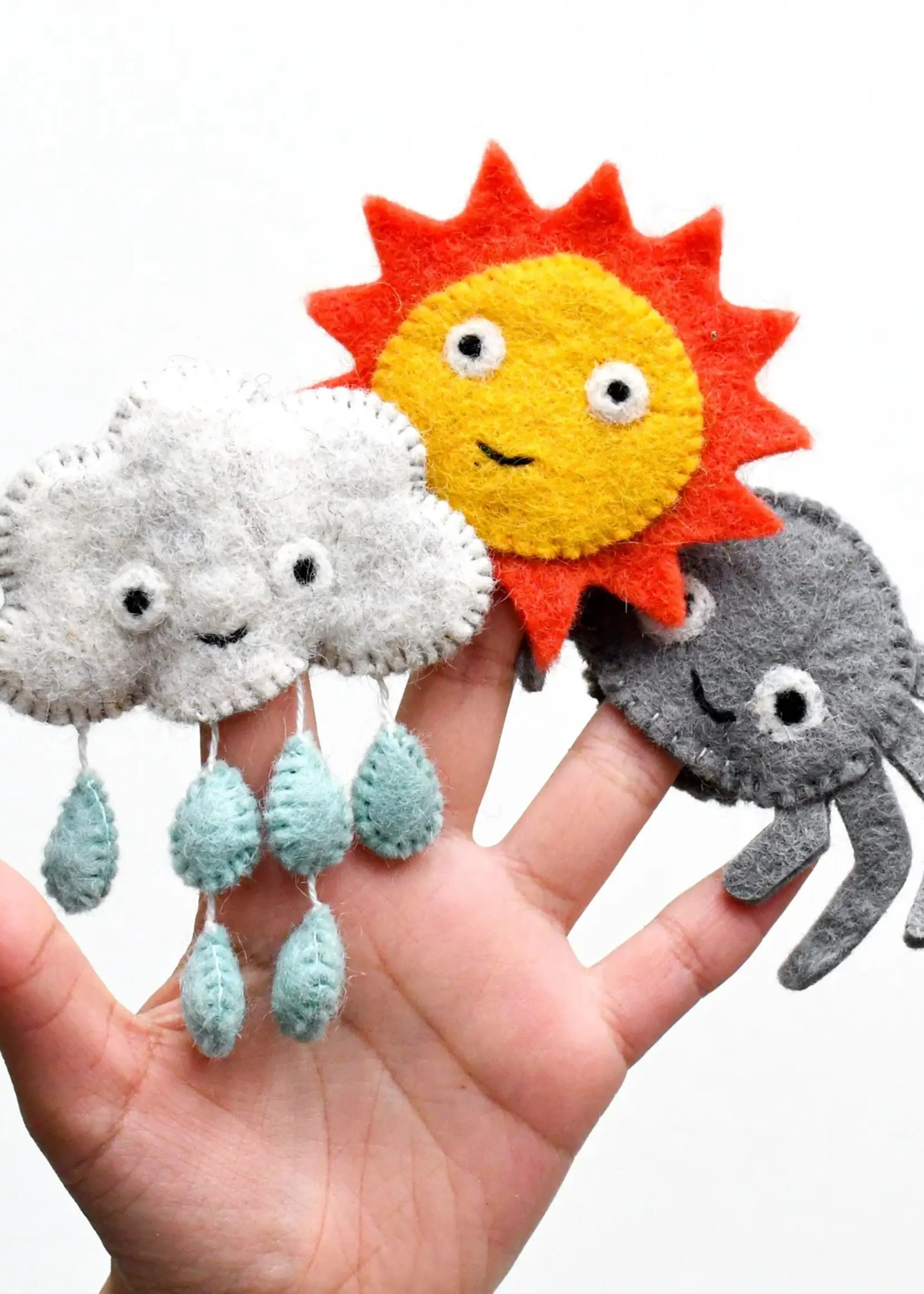 Itsy Bitsy Spider Finger Puppets