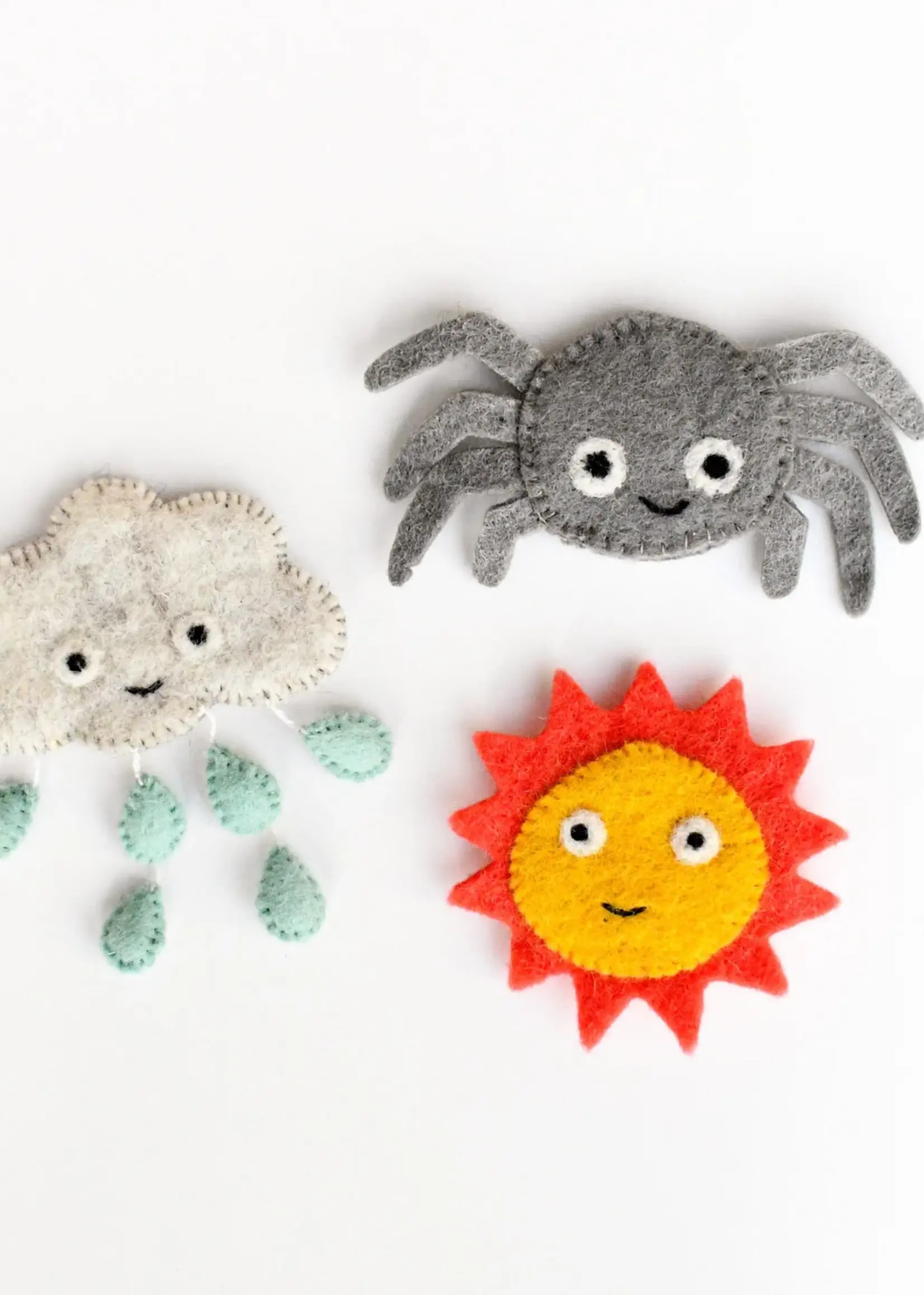 Itsy Bitsy Spider Finger Puppets