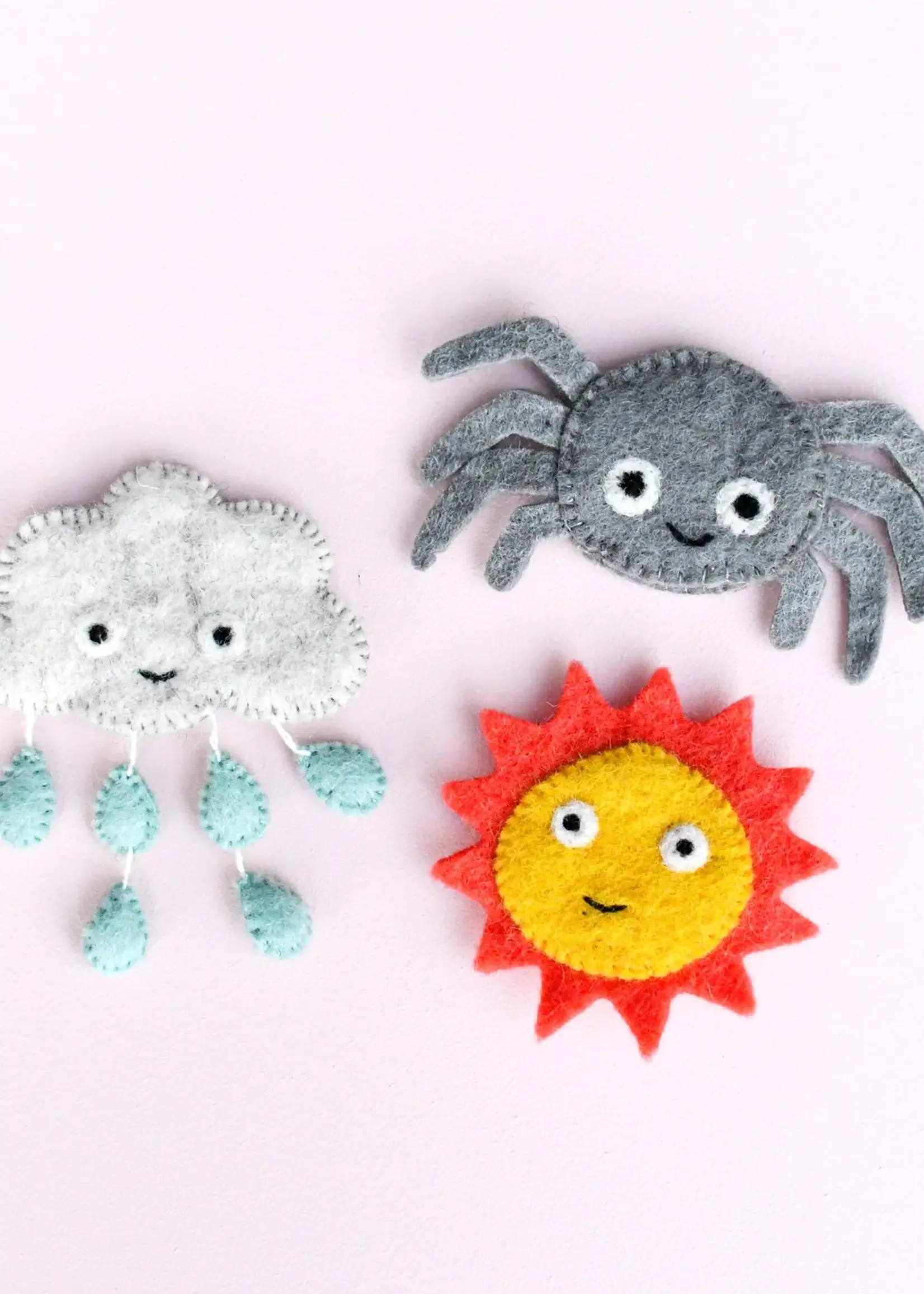 Itsy Bitsy Spider Finger Puppets