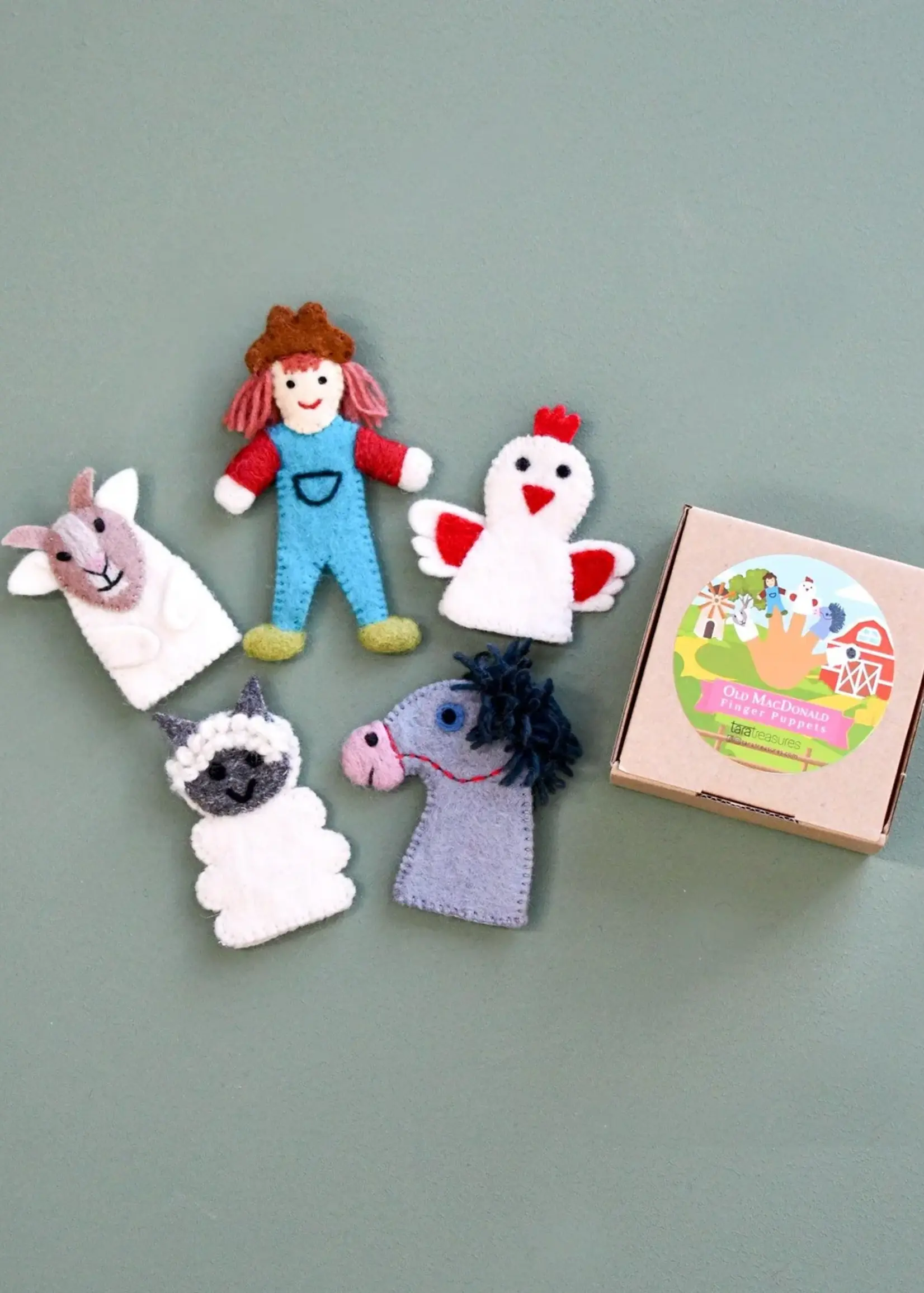 Old McDonald Farm Finger Puppets