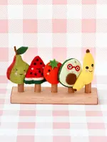 Felt Fruits Finger Puppets