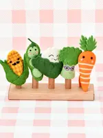 Felt Vegetables Finger Puppets