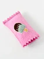 Felt Mint Ice Cream Popsicle Toy with Wrapper