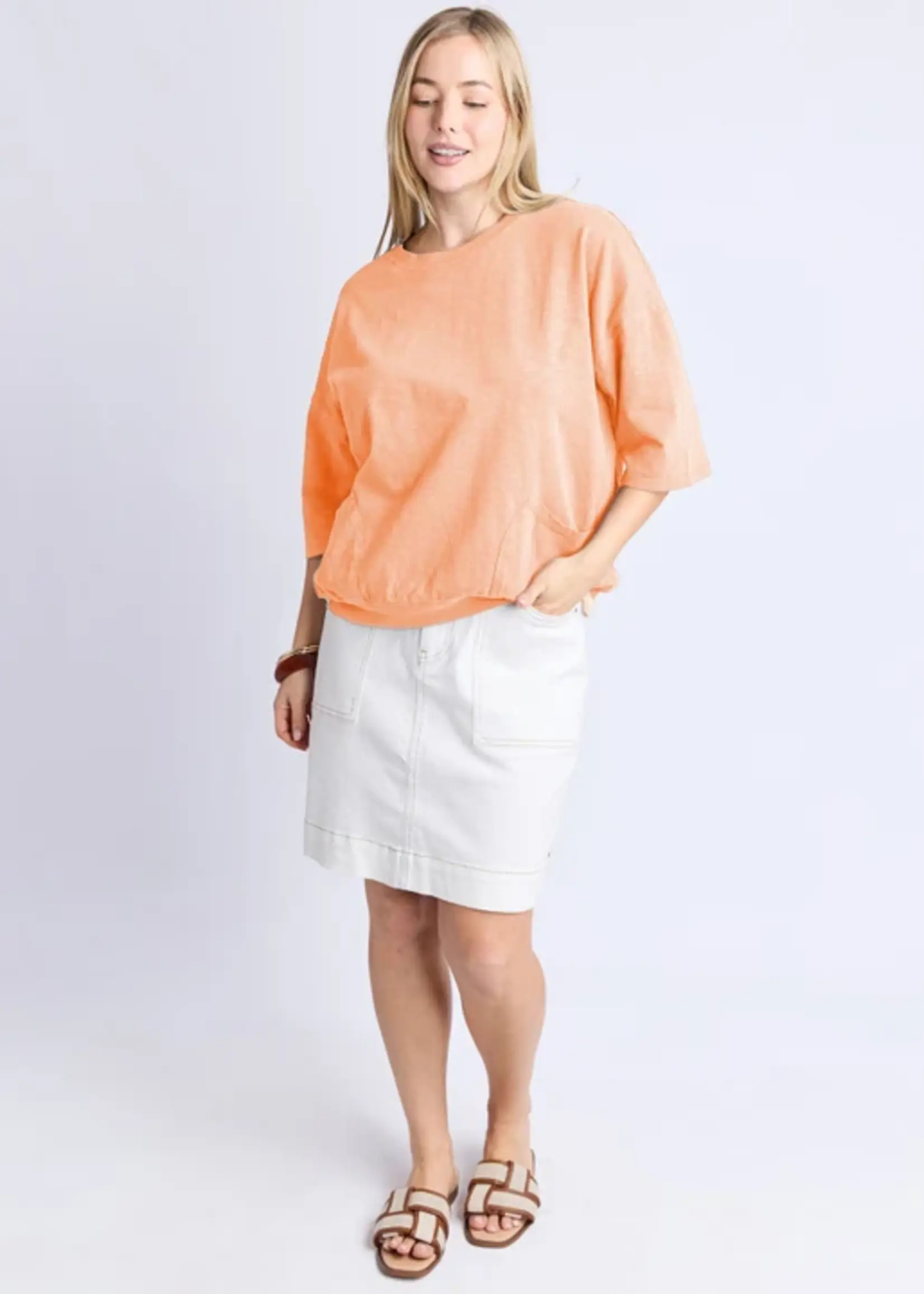 Elm Lifestyle Mazie Sweat - Peach