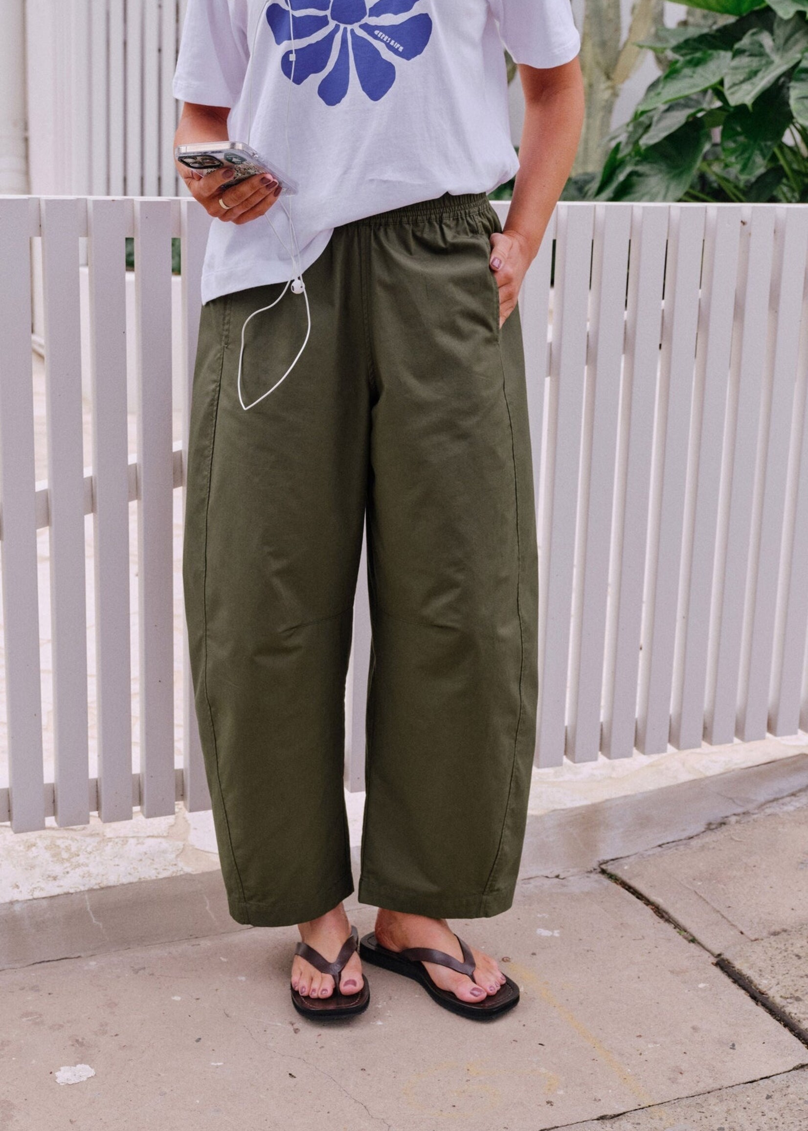 Ceres Life Bella Barrel Pant Washed