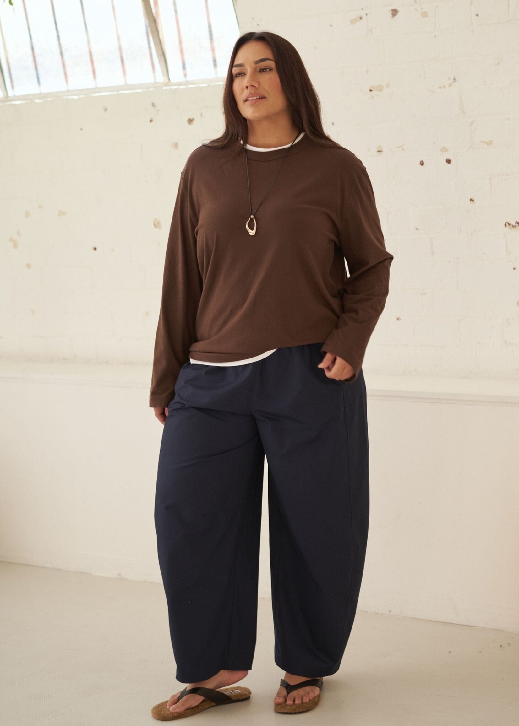 Ceres Life Bella Barrel Pant Washed