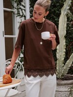 Ceres Life Lacey Tee/Chocolate