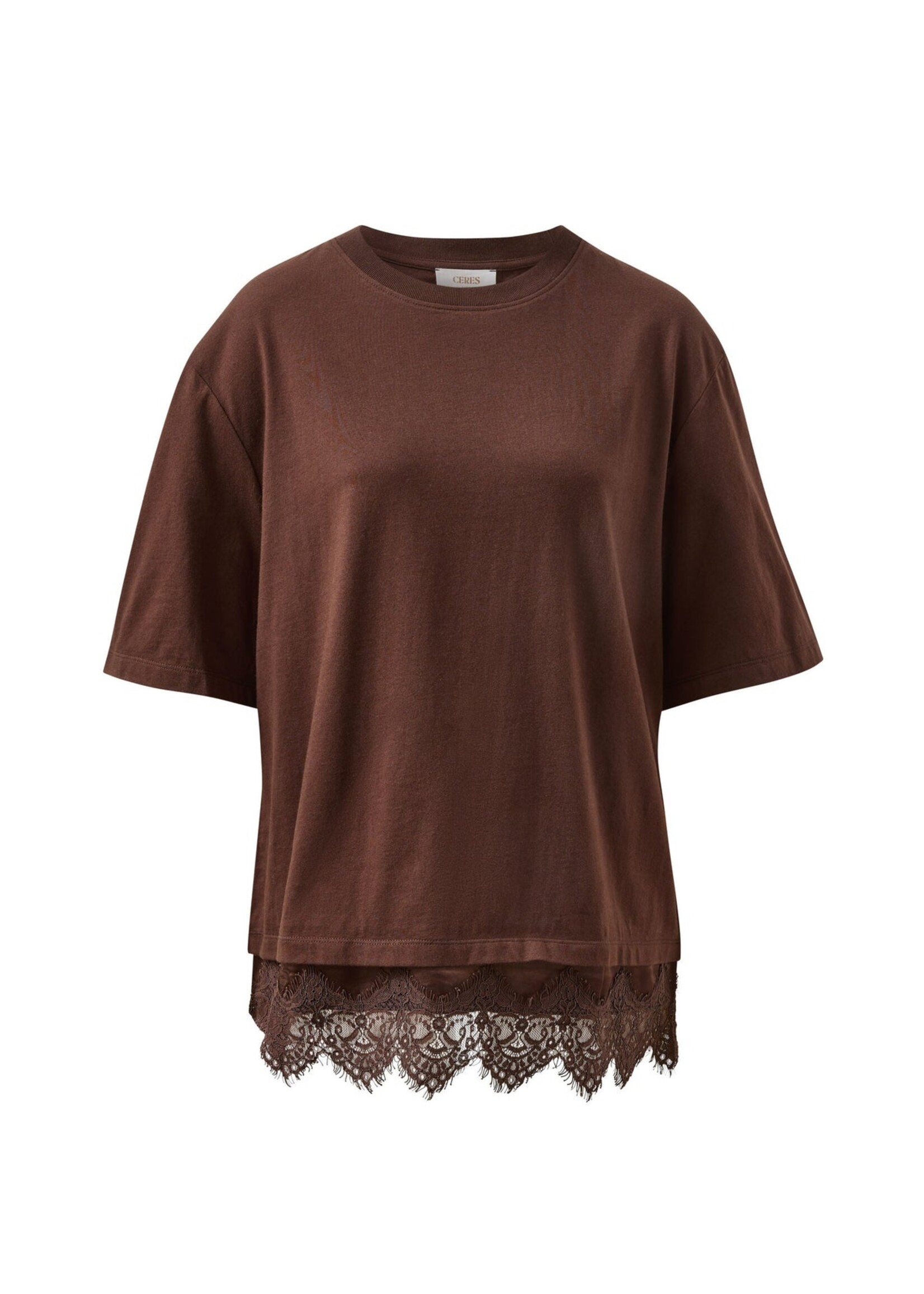 Ceres Life Lacey Tee/Chocolate