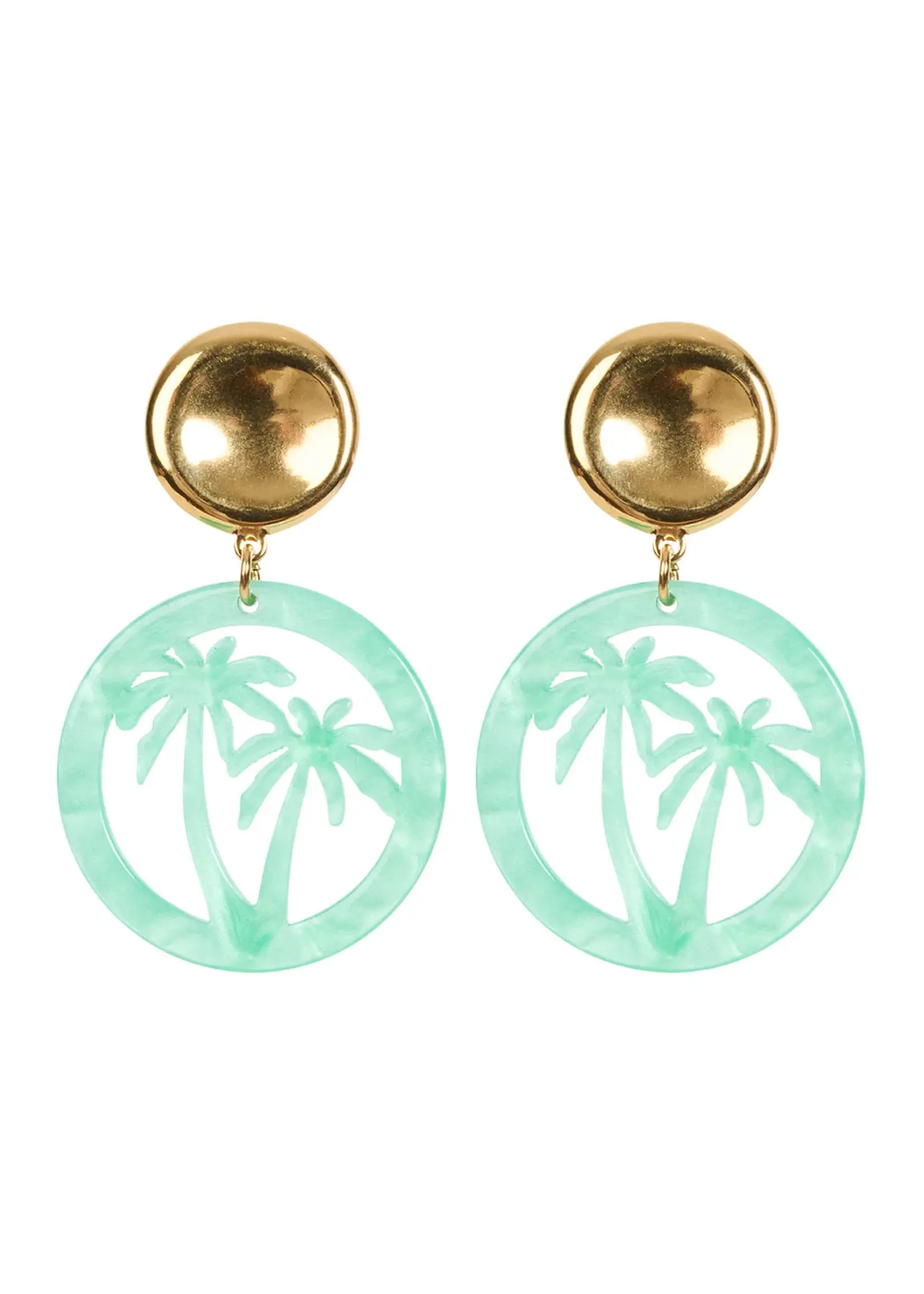 Haven Haiti Palms Earring - Green