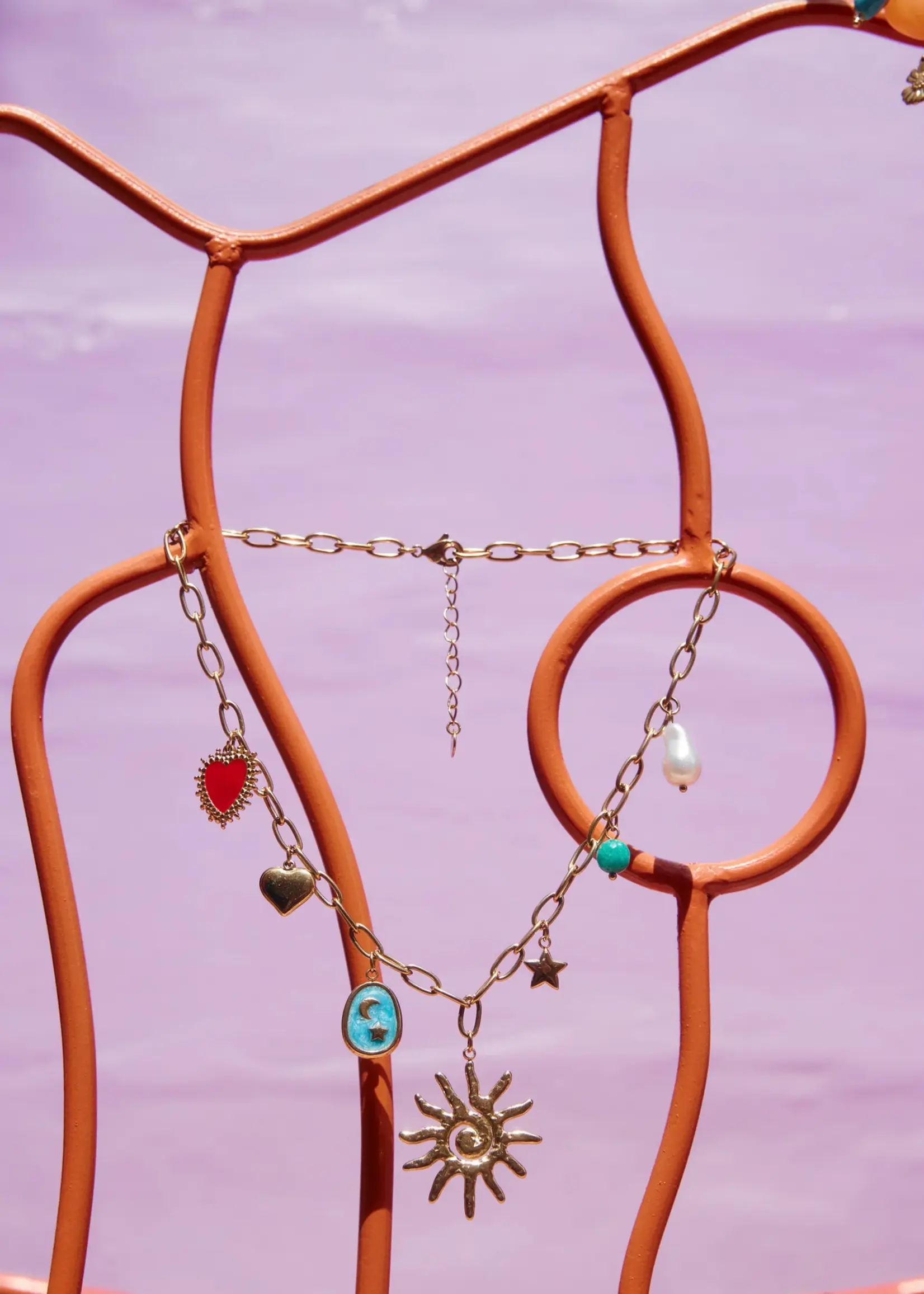 Haven Zambezi Charm Necklace - Sun