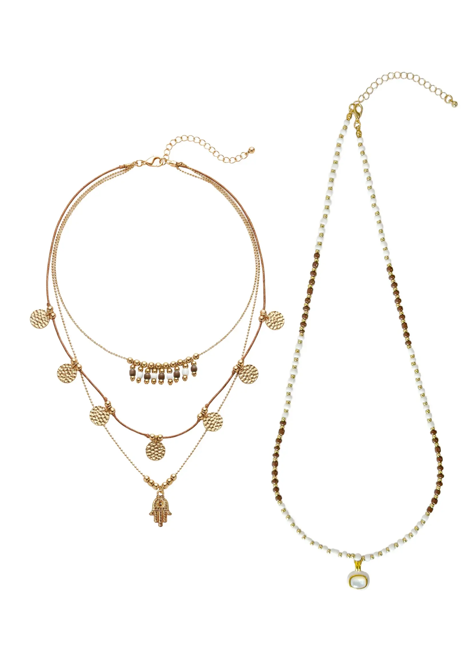 Isle of Mine Maggie Necklace - Taupe