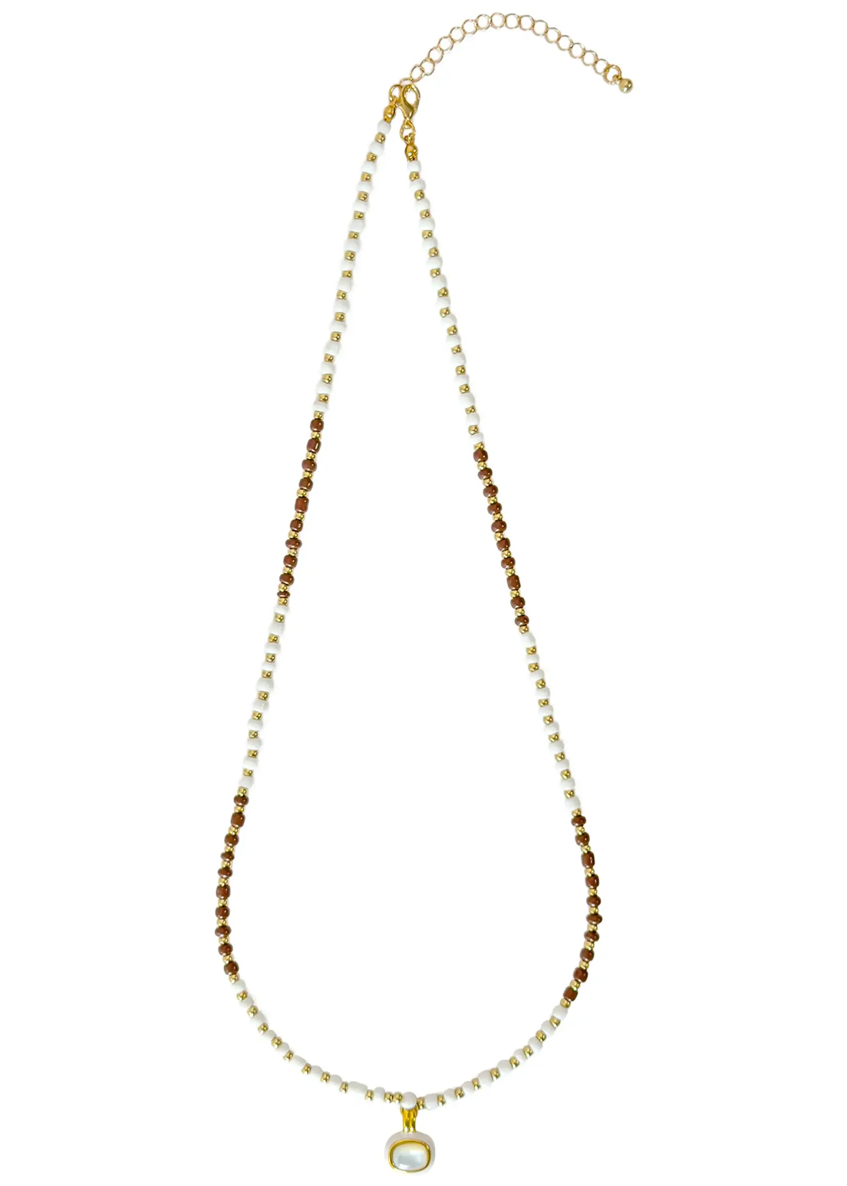 Isle of Mine Maggie Necklace - Taupe