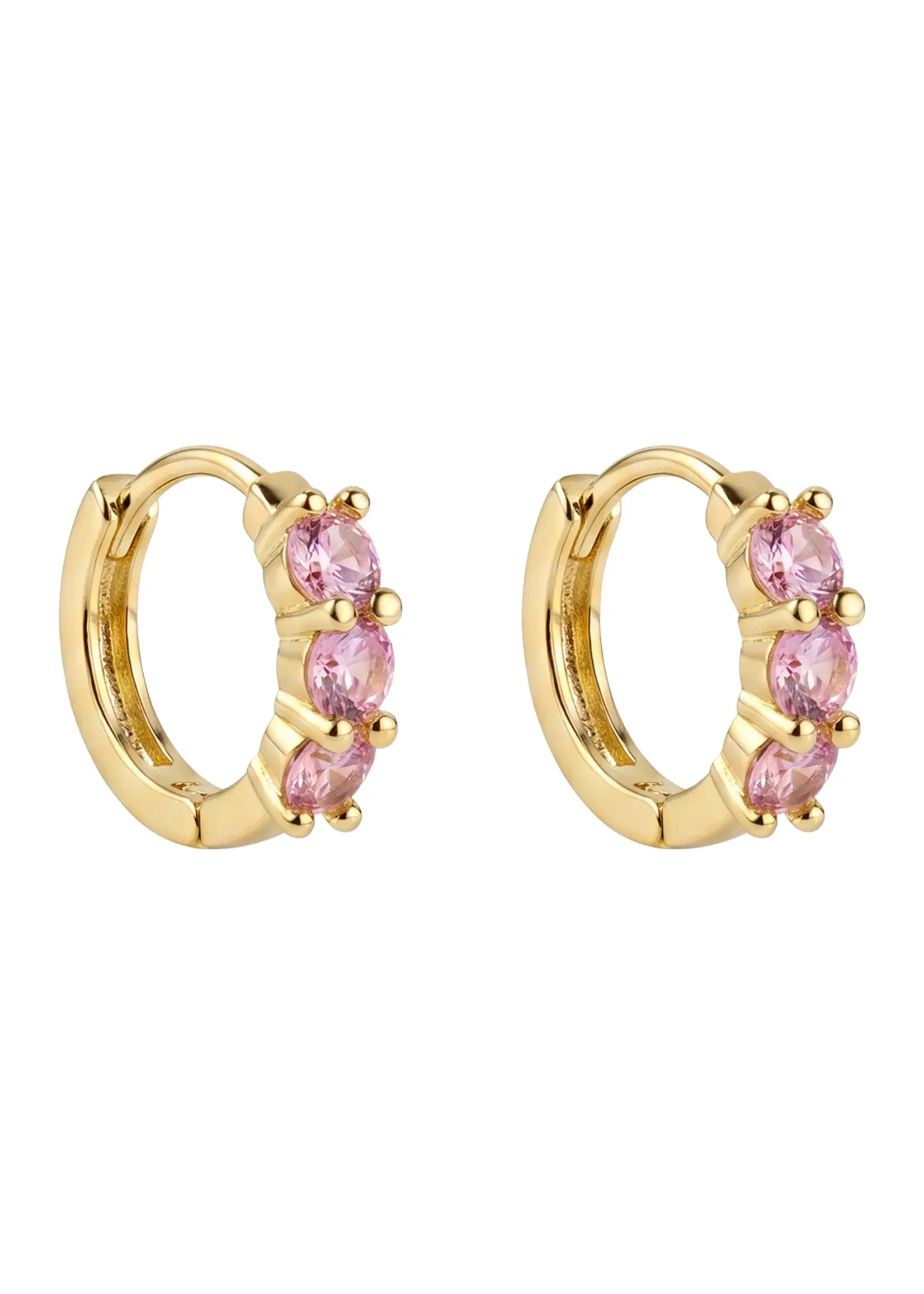 Isle of Mine Rosa Huggie Earring - Light Pink