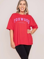 Elm Lifestyle Interval Tee - Raspberry