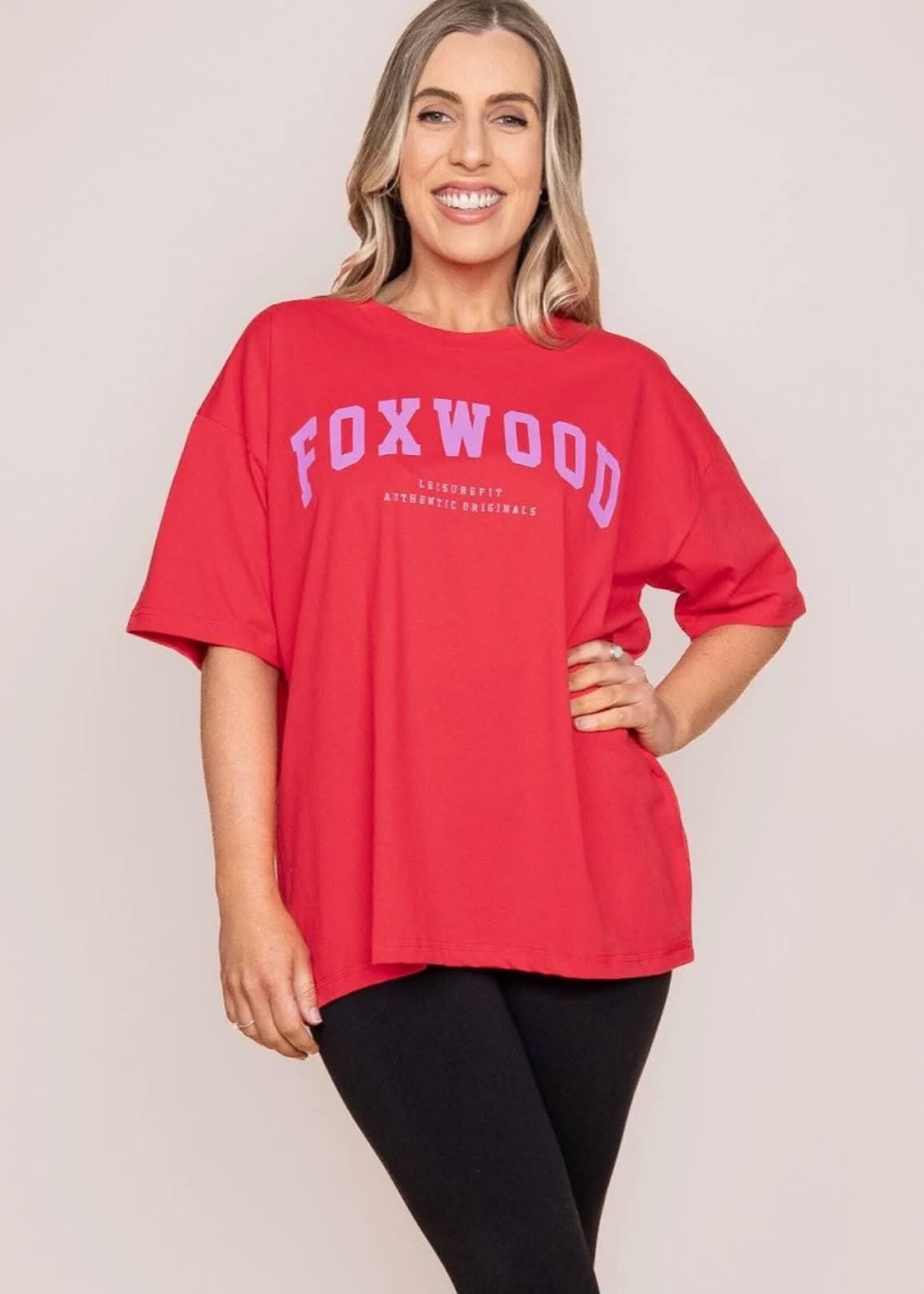 Elm Lifestyle Interval Tee - Raspberry