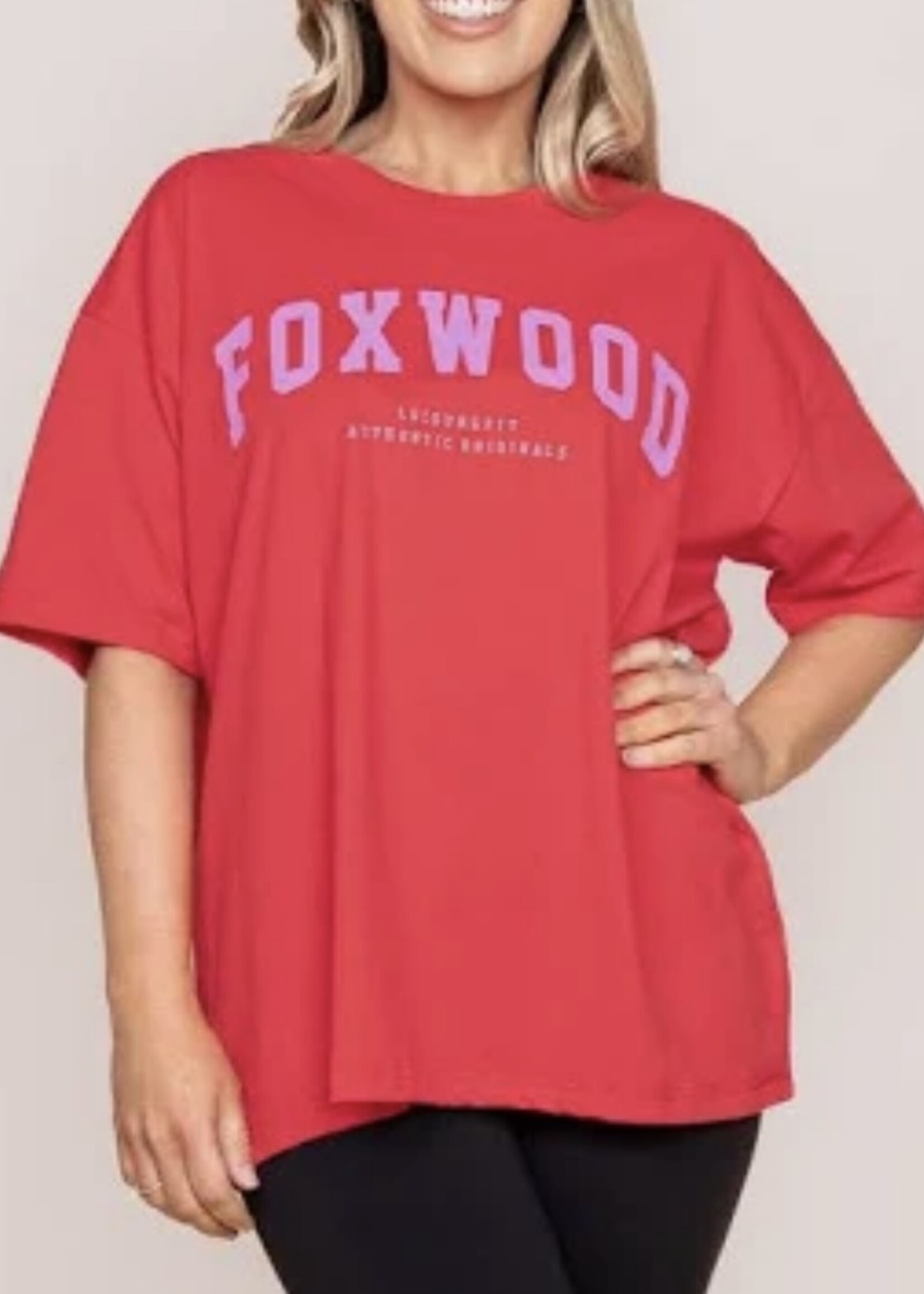 Elm Lifestyle Interval Tee - Raspberry