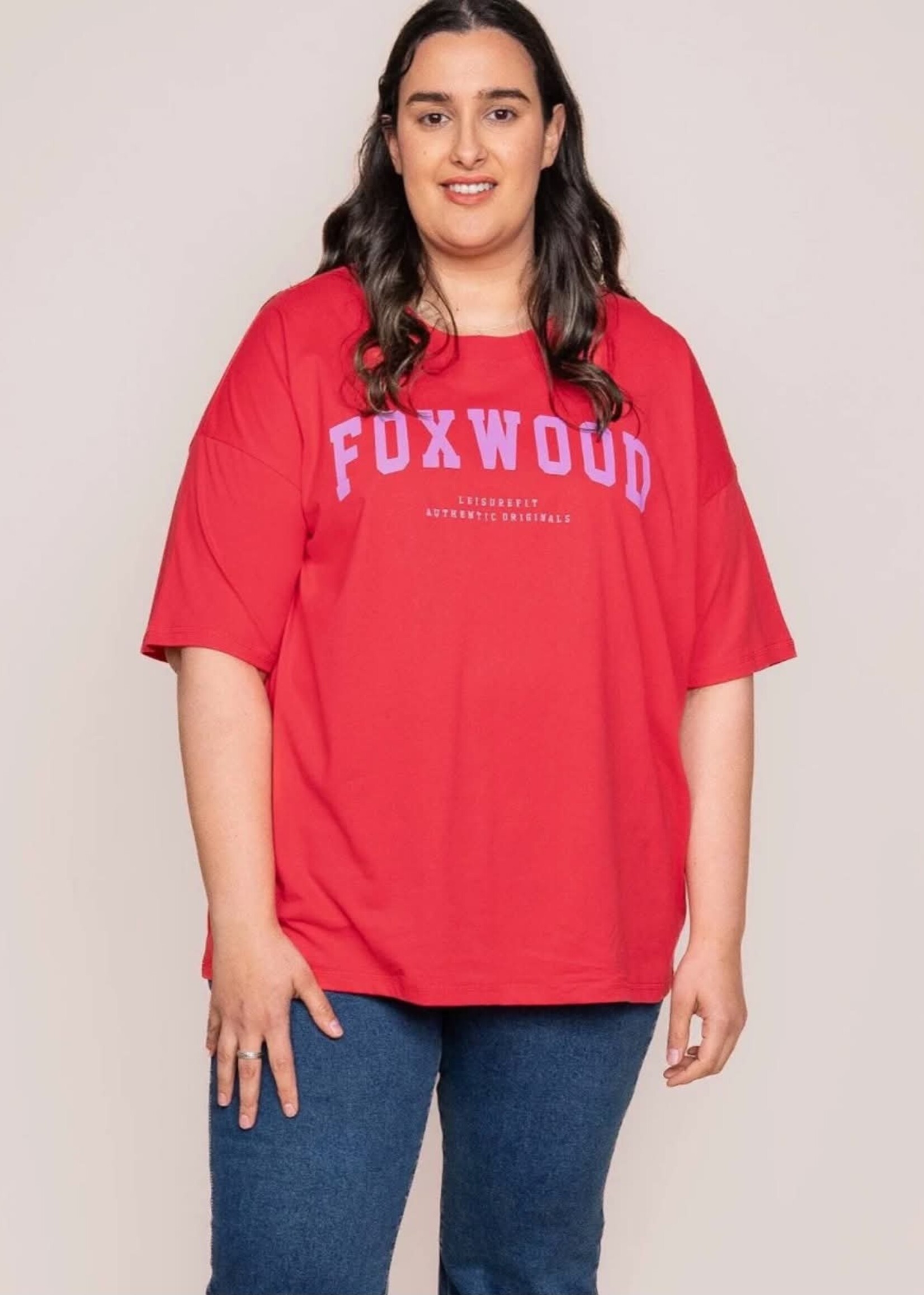 Elm Lifestyle Interval Tee - Raspberry
