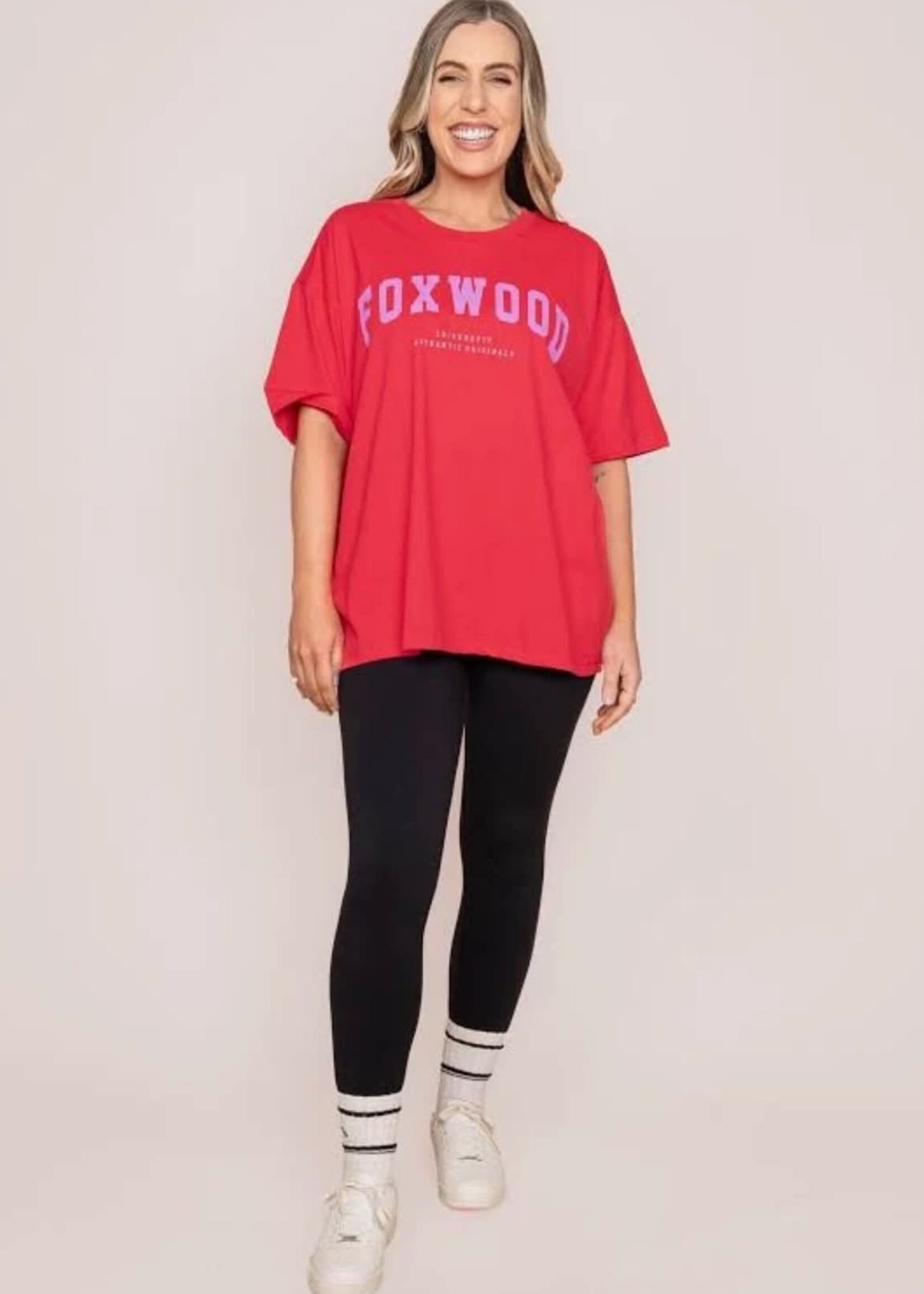 Elm Lifestyle Interval Tee - Raspberry