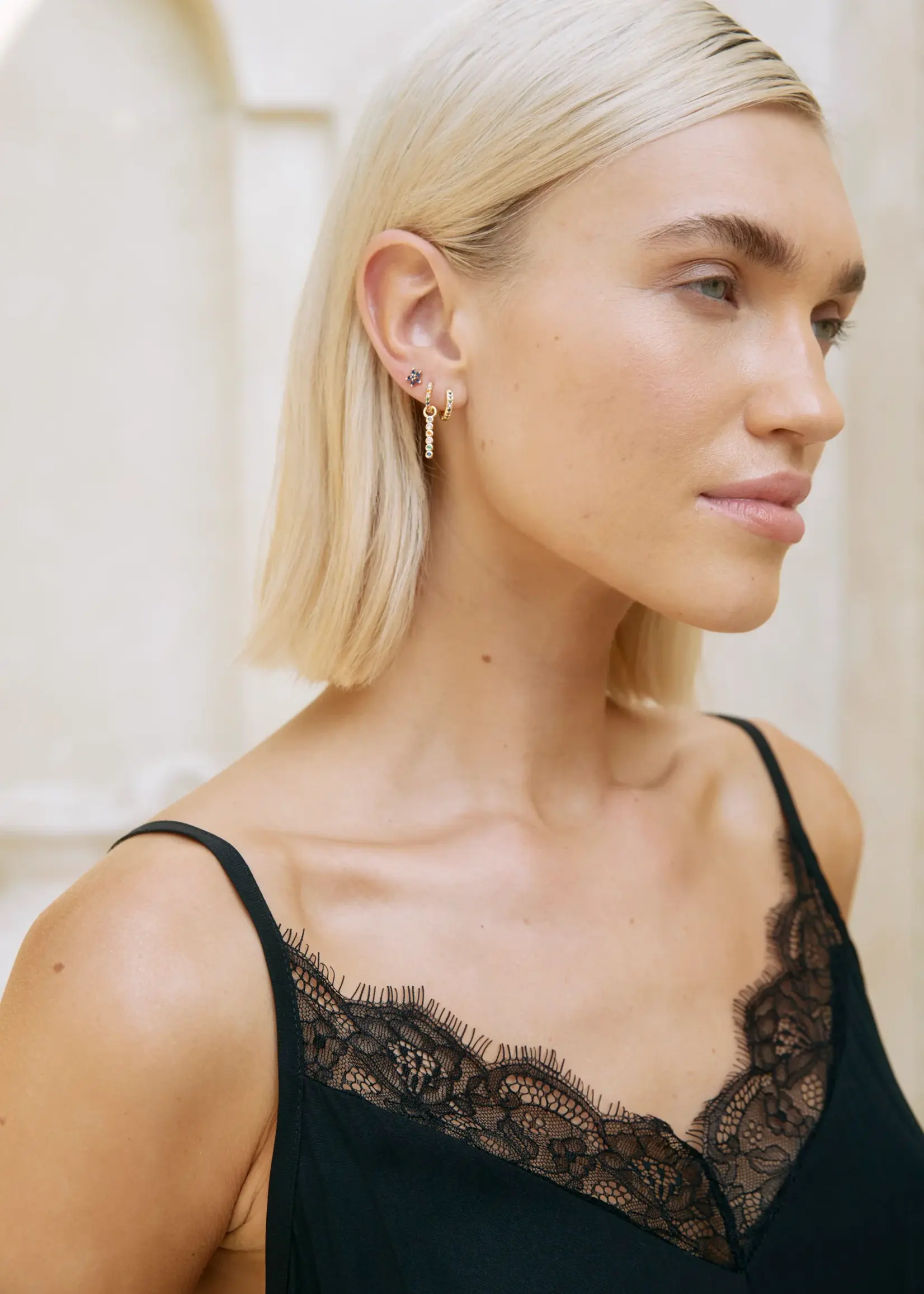 EB & Ive Heritage Trio Earrings - Rainbow