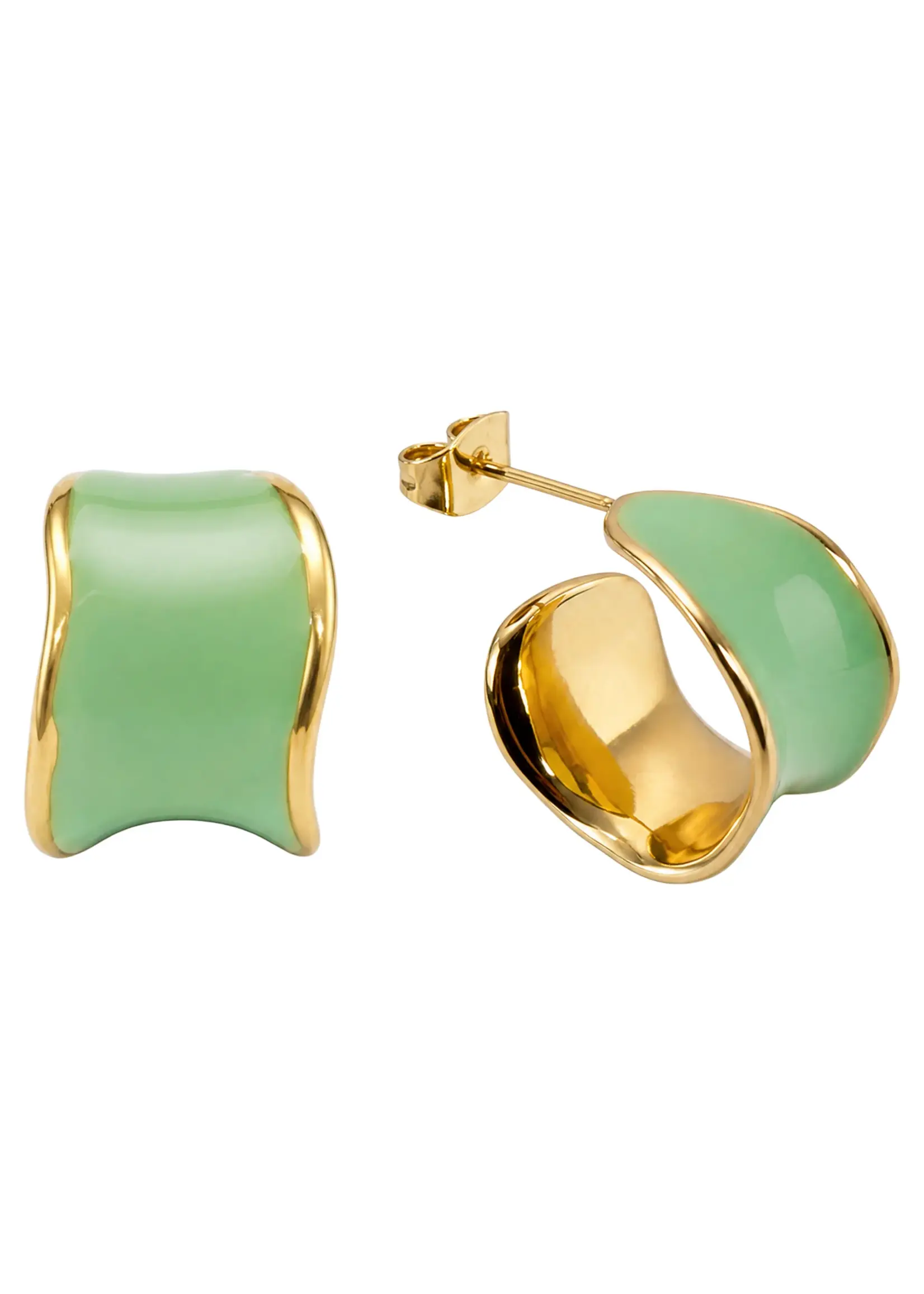 EB & Ive Coast Cuff Earring - Lime