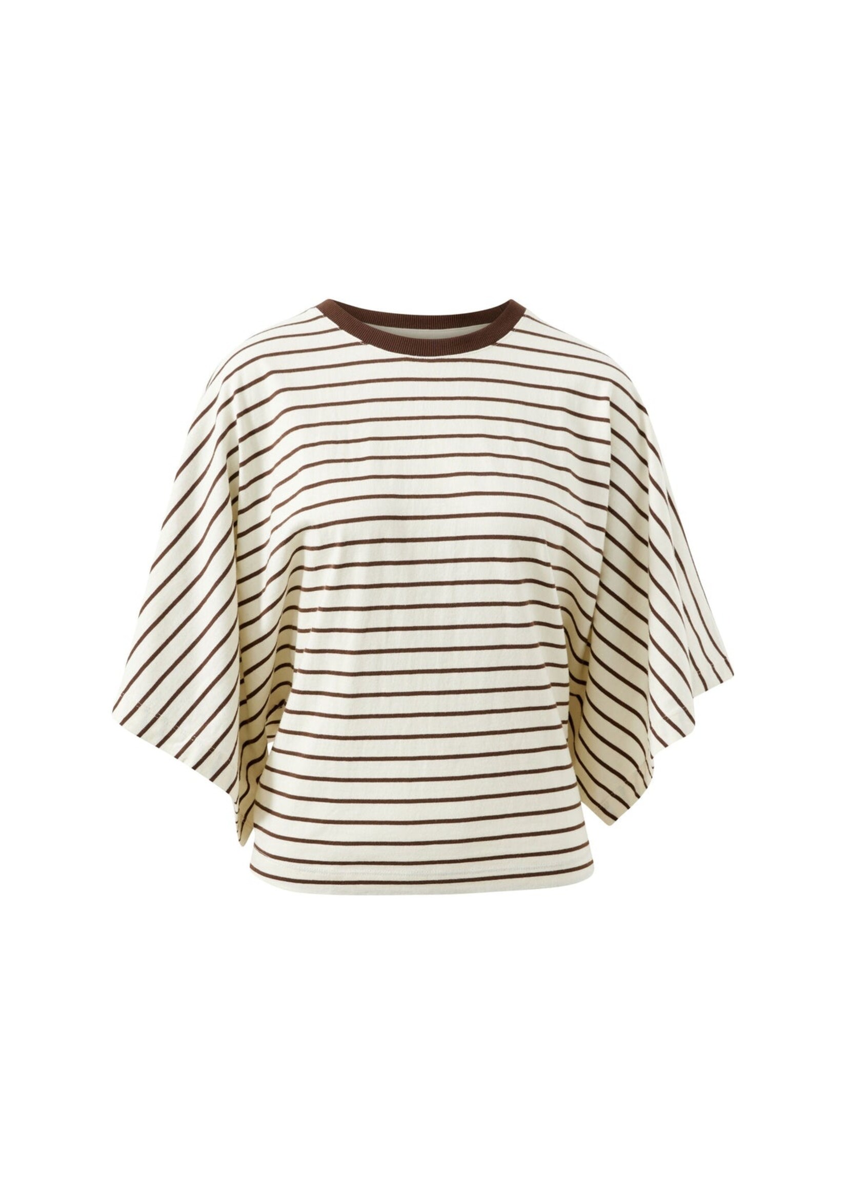 Ceres Life Lucy Relaxed Sleeve Tee - Milk/Brunette