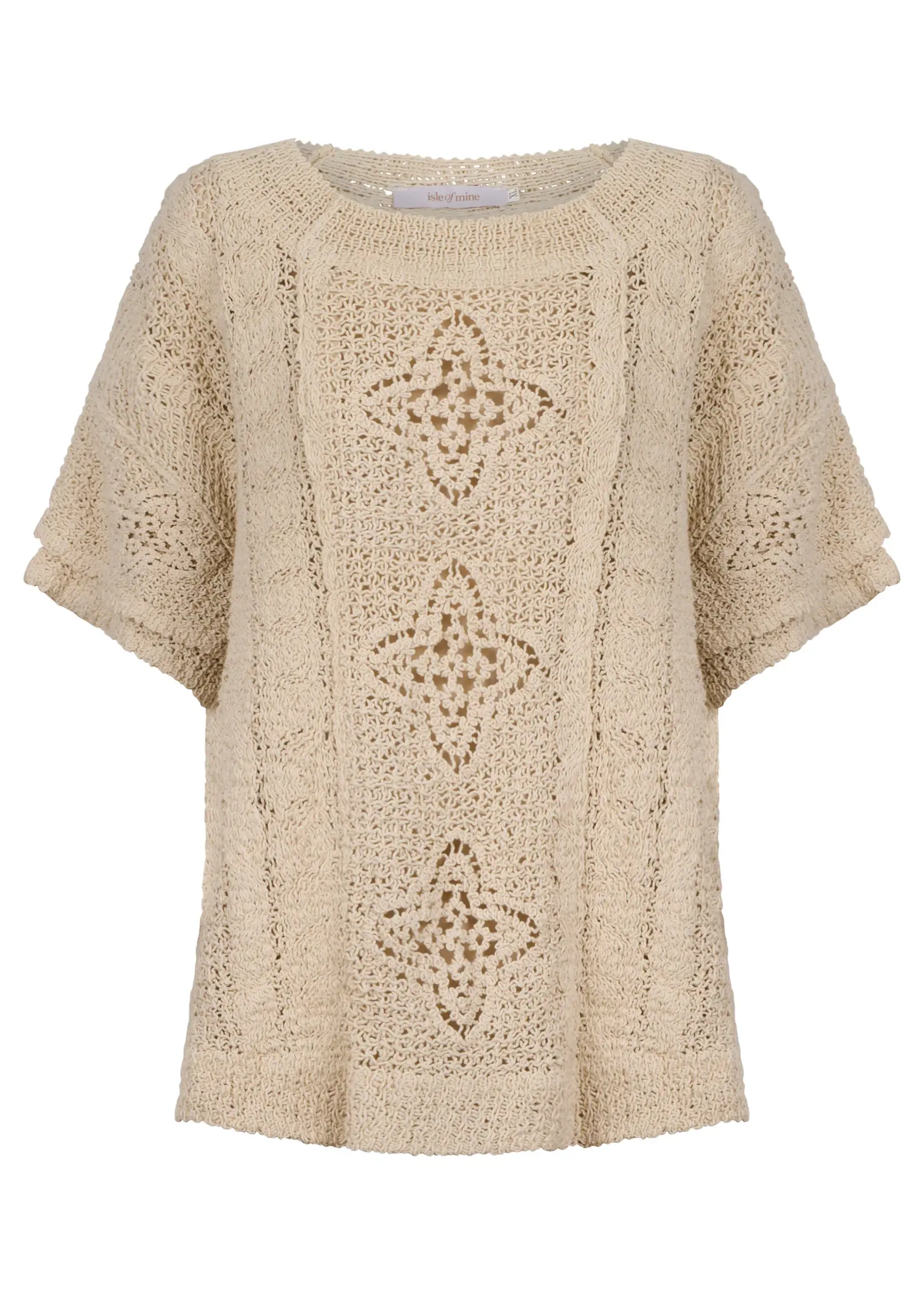 Isle of Mine Maggie Crochet Top - Canvas