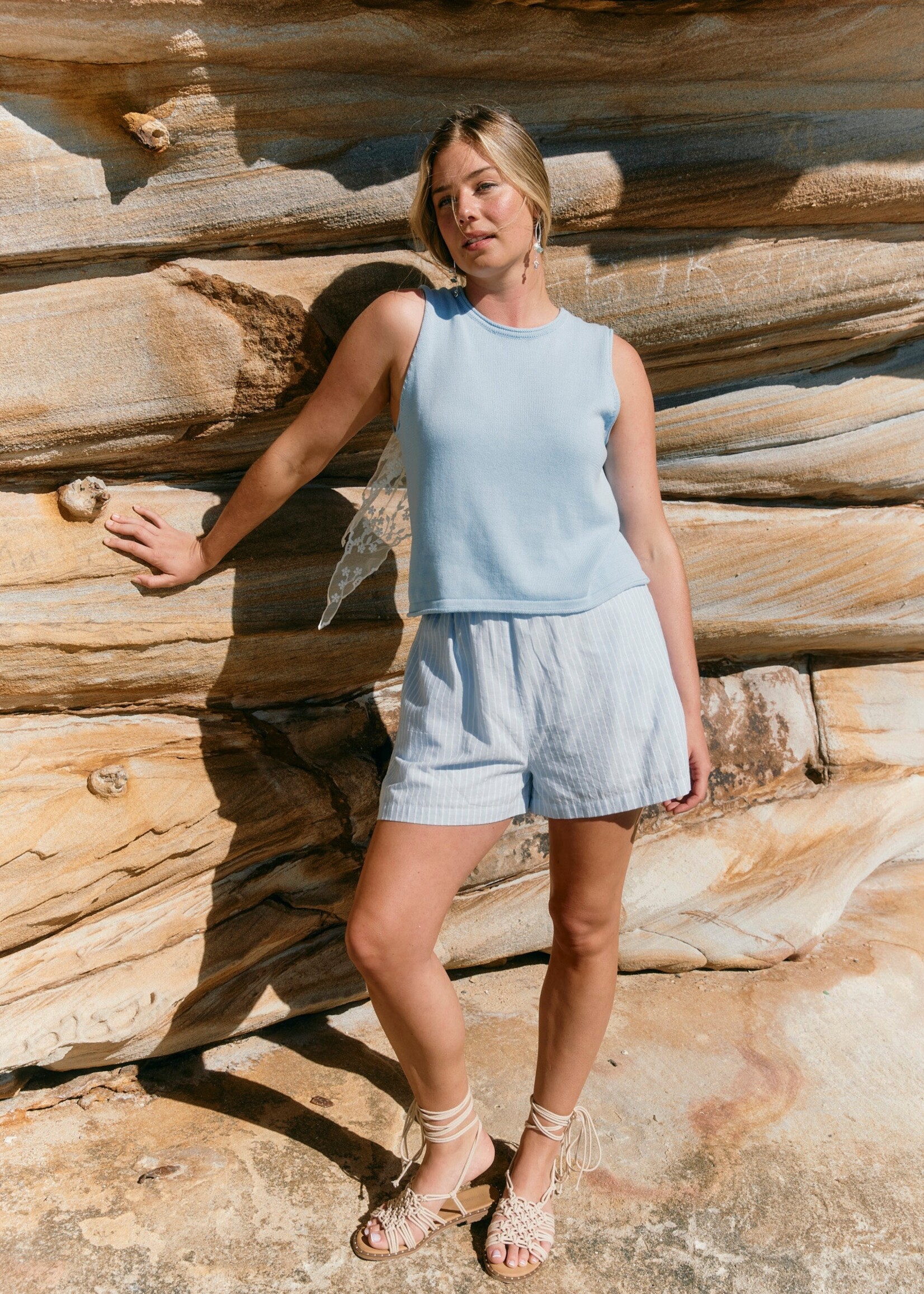Isle of Mine Haser Tank - Light Blue