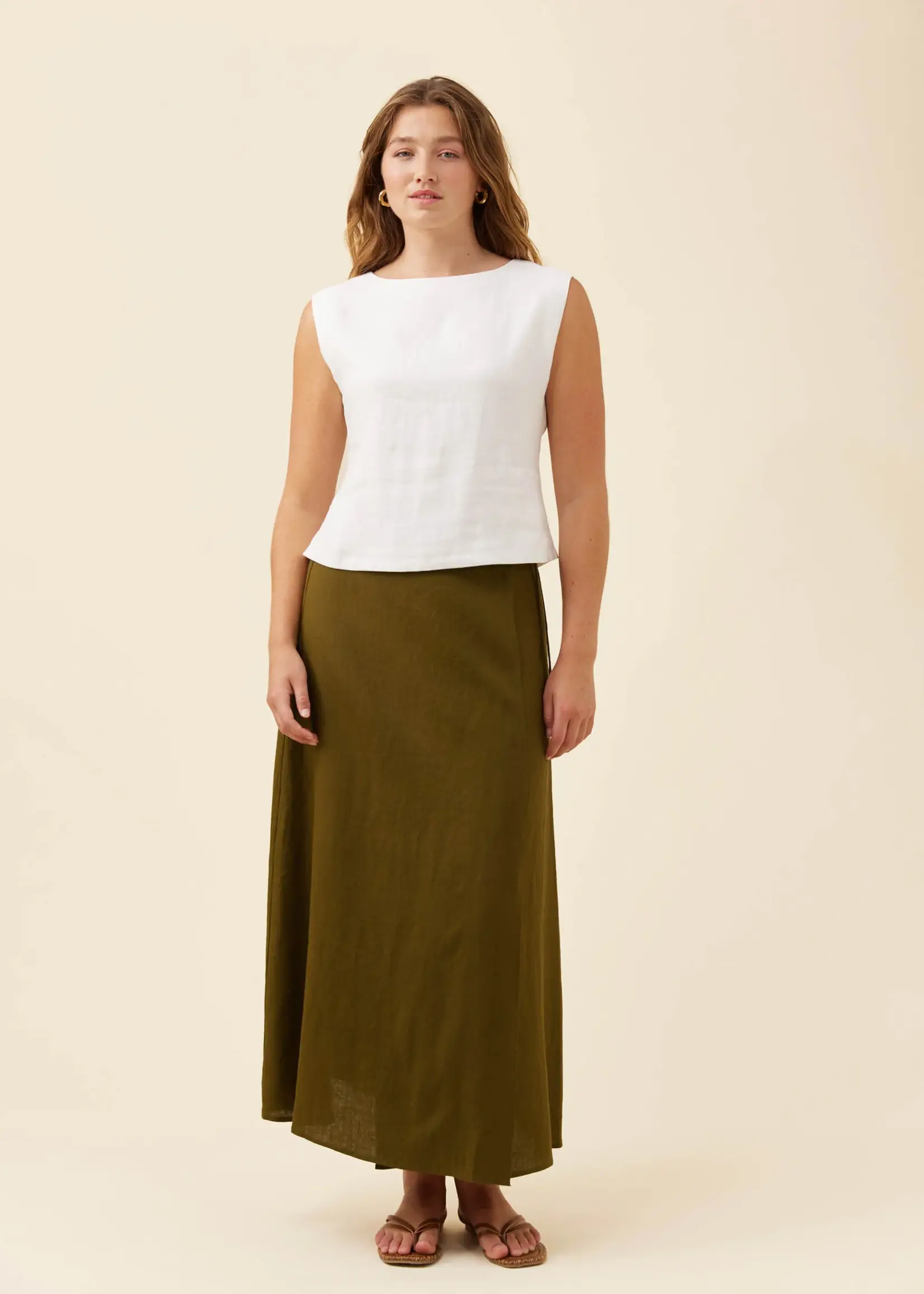 Isle of Mine Anita Tank - White