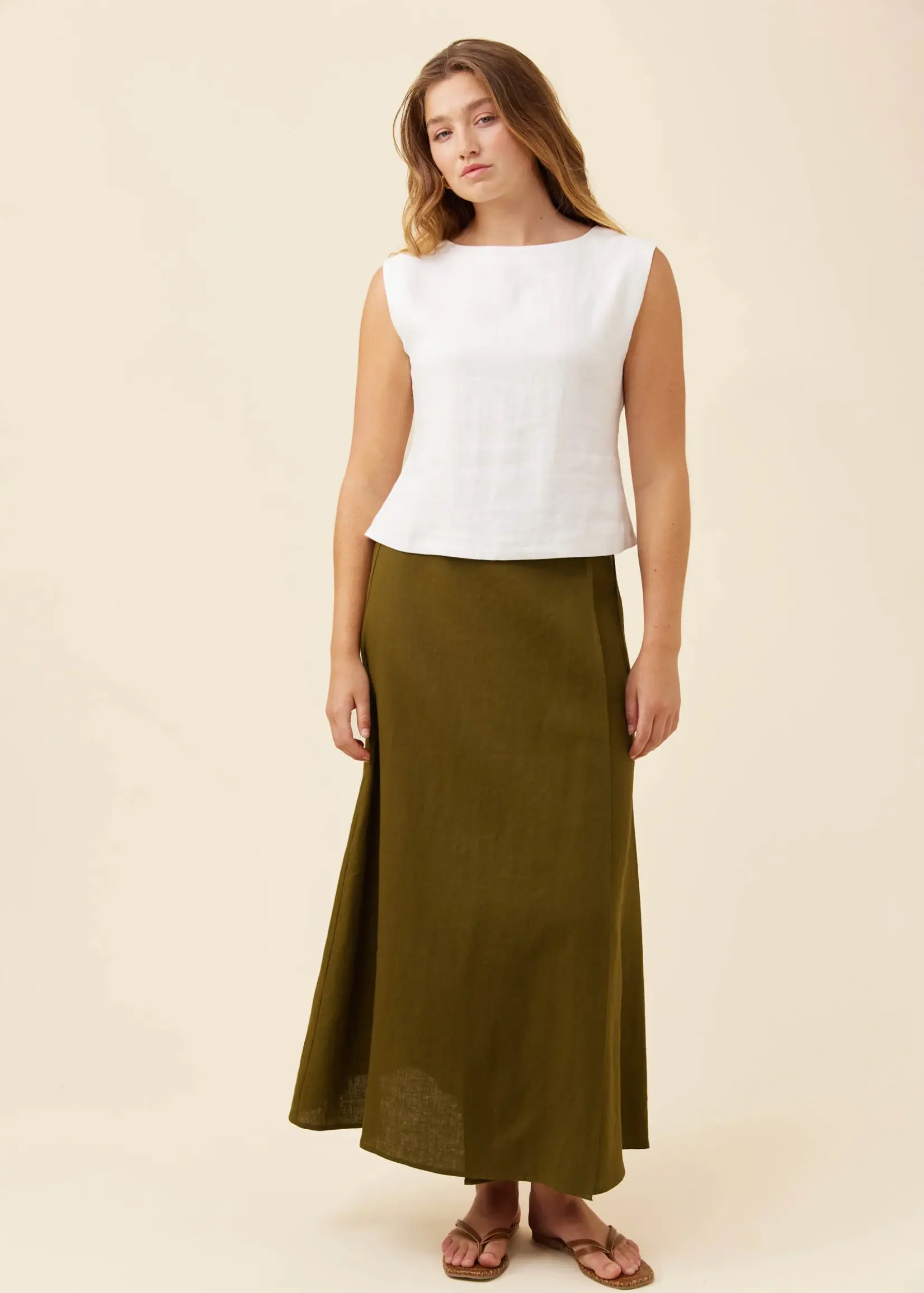 Isle of Mine Anita Tank - White
