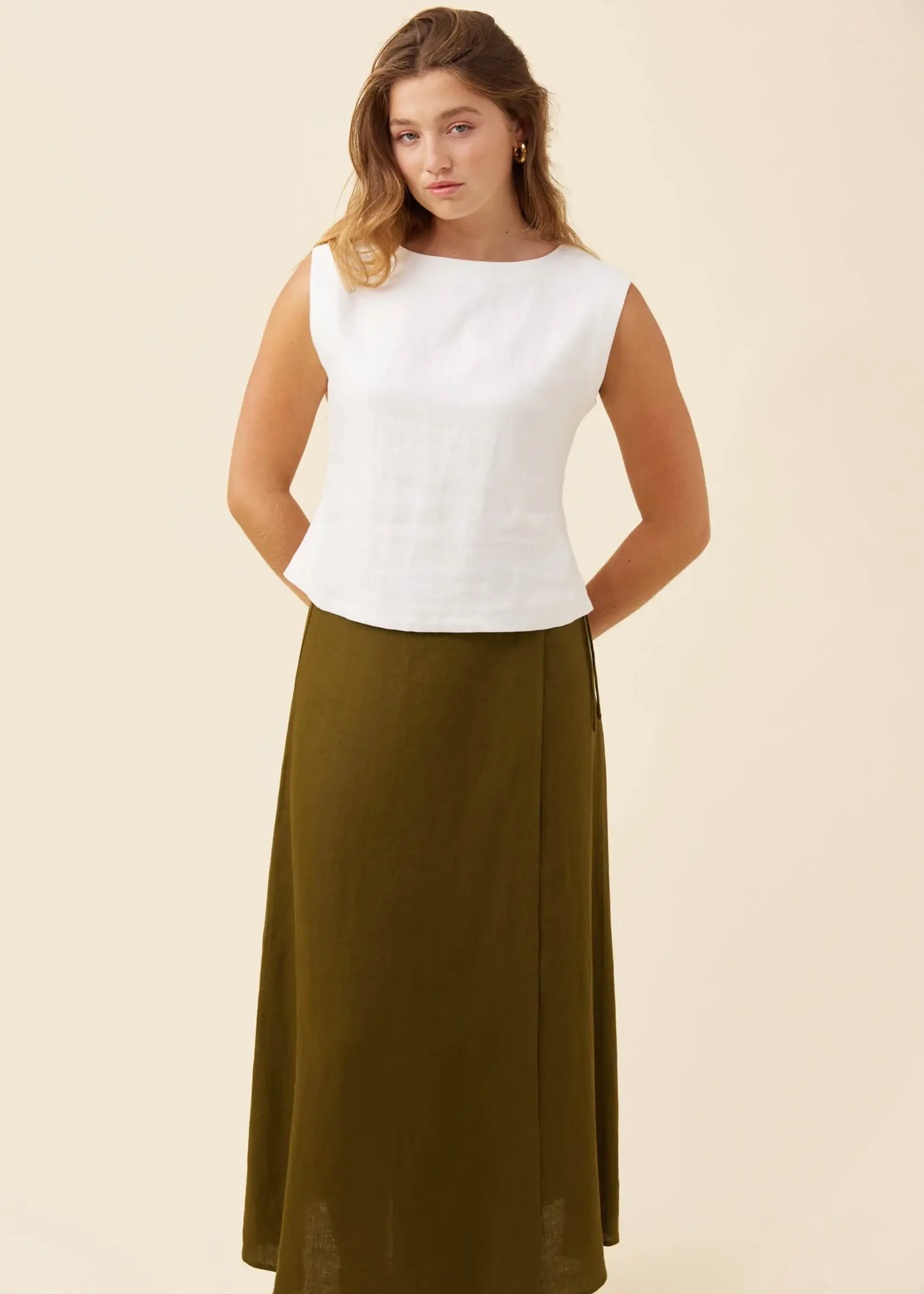 Isle of Mine Anita Tank - White