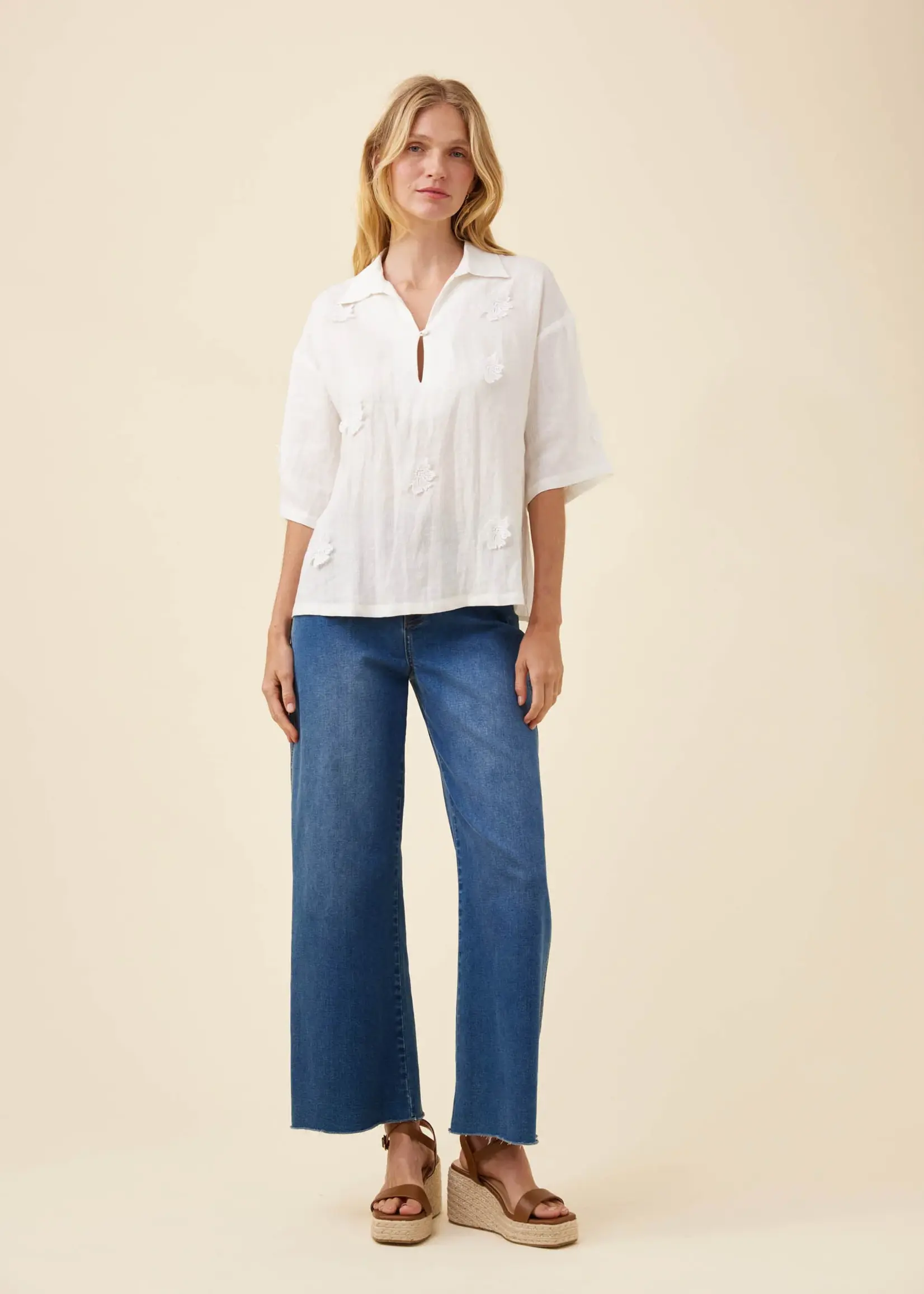 Isle of Mine Anita Shirt - White