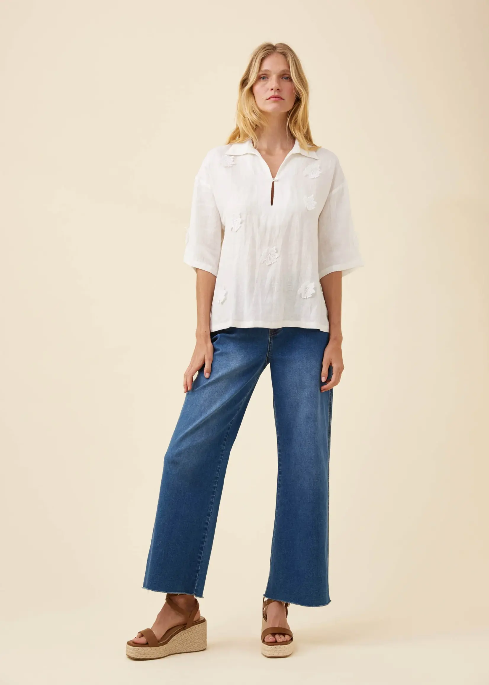 Isle of Mine Anita Shirt - White