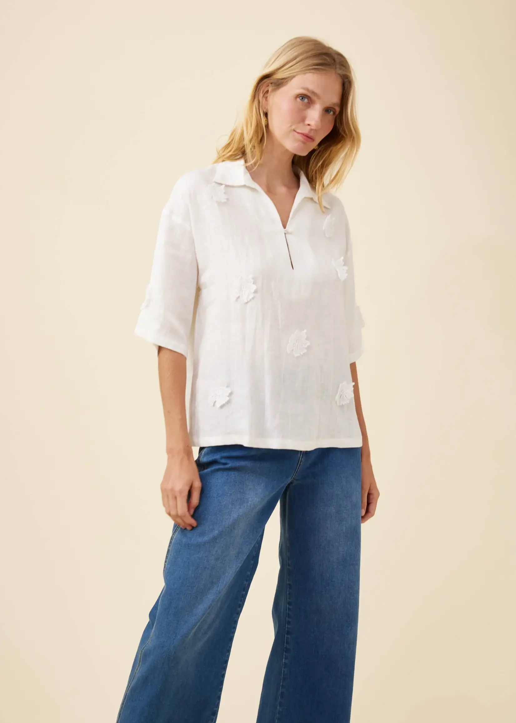 Isle of Mine Anita Shirt - White