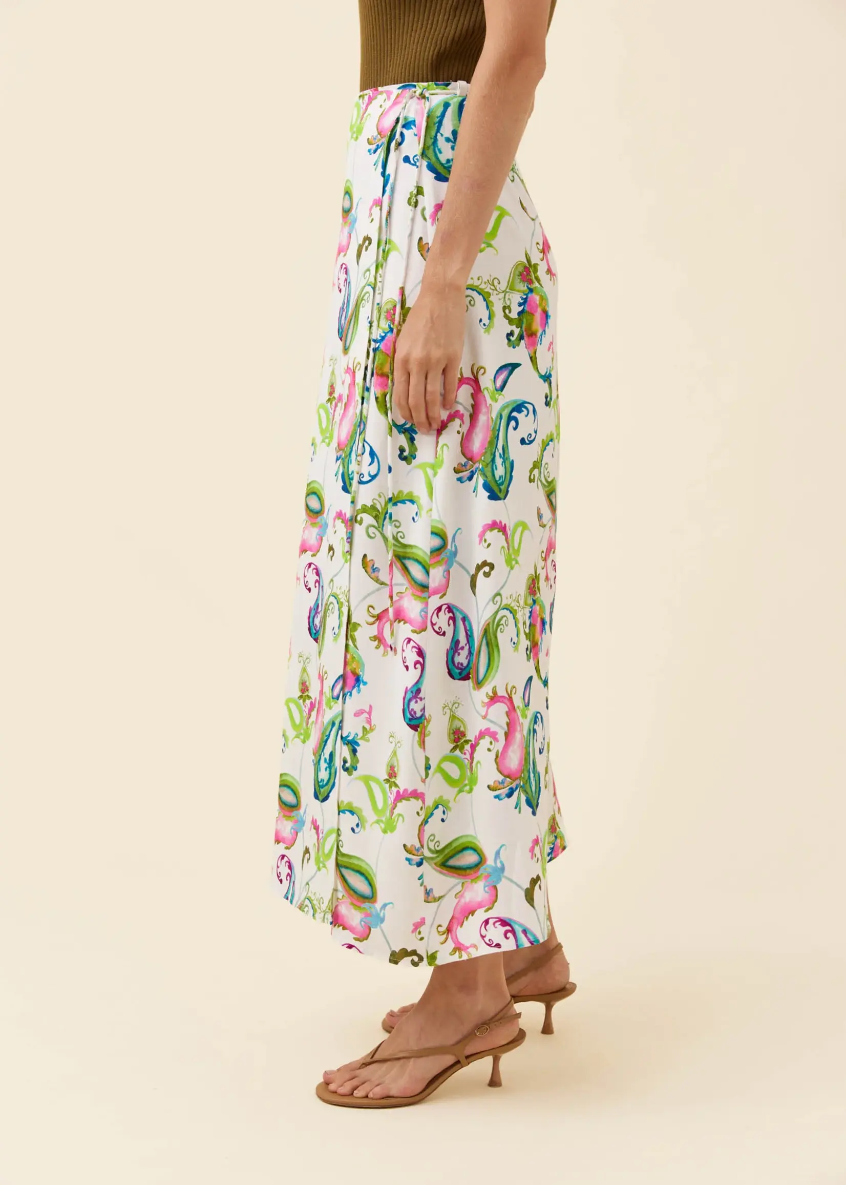 Isle of Mine Anita Wrap Skirt - Paisley