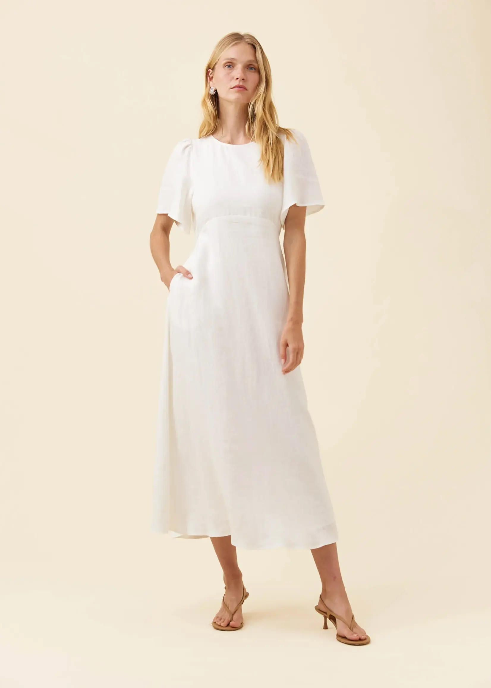 Isle of Mine Anita Maxi Dress - White