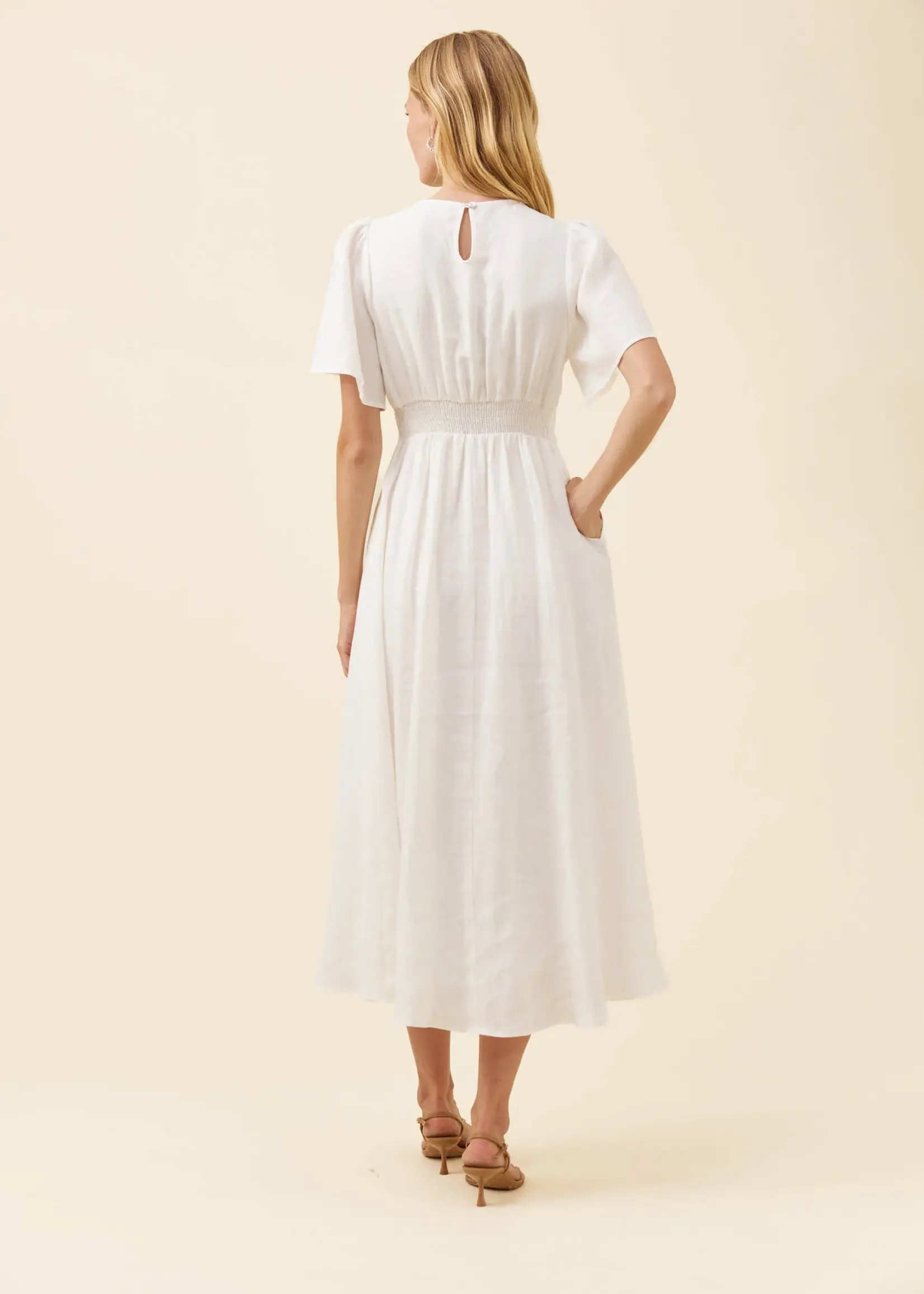 Isle of Mine Anita Maxi Dress - White