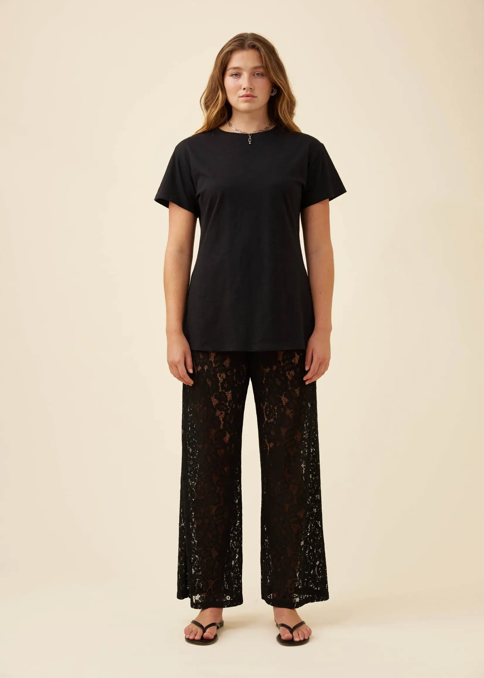 Isle of Mine Ethel Lace Pant - Black
