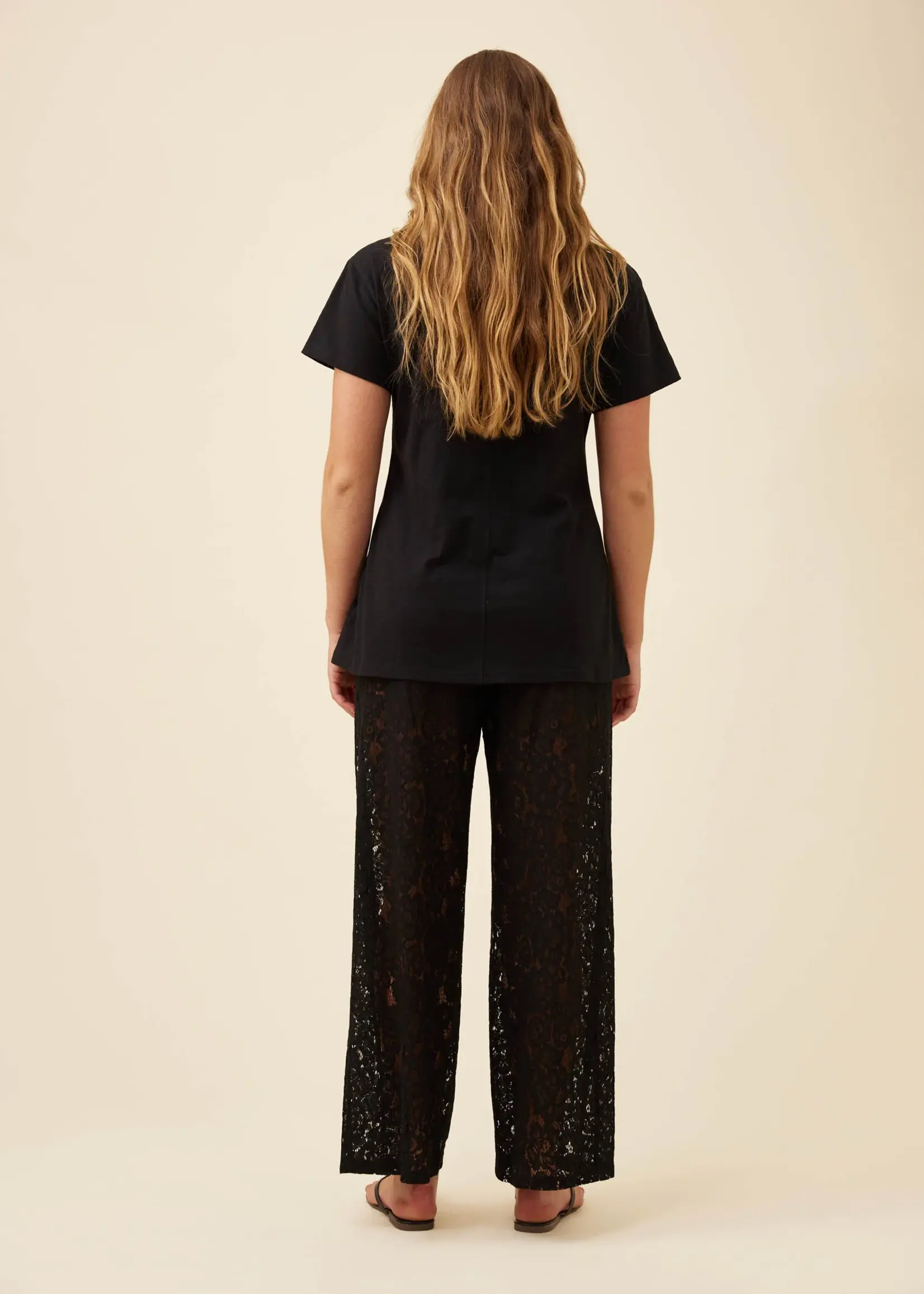 Isle of Mine Ethel Lace Pant - Black