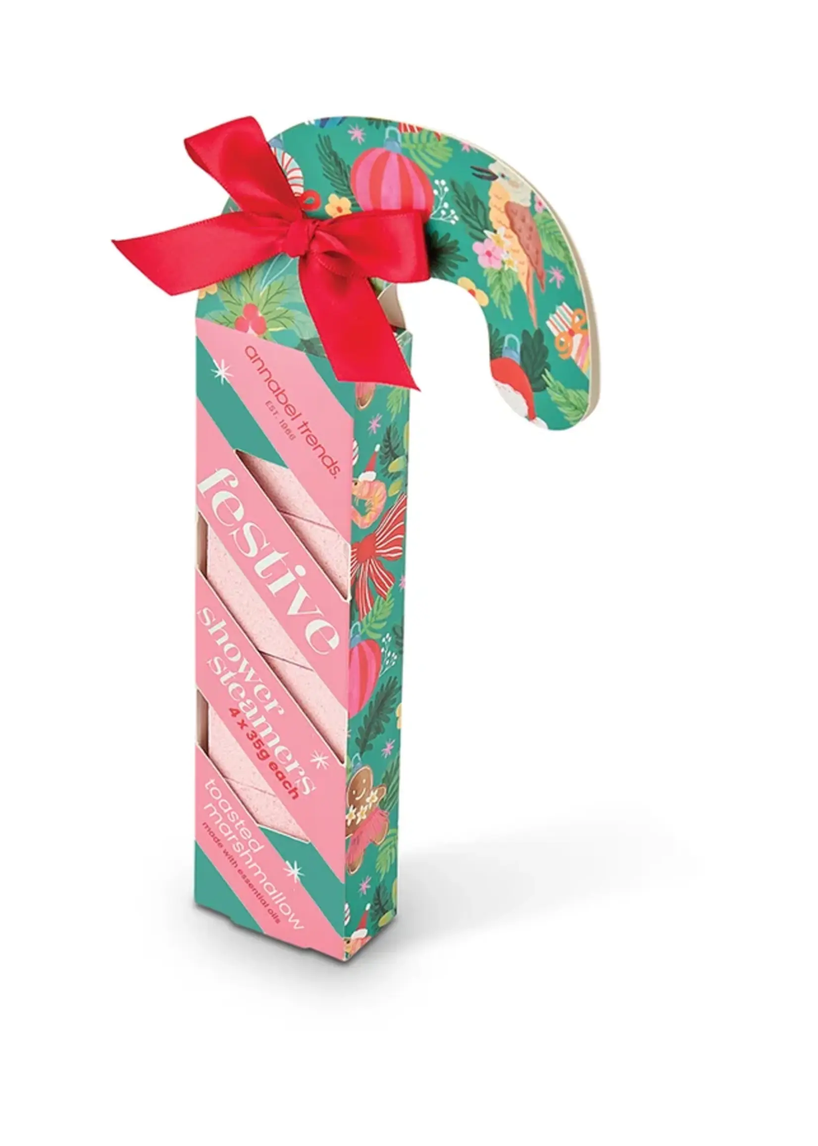 Annabel Trends Festive Candy Cane Shower Steamers