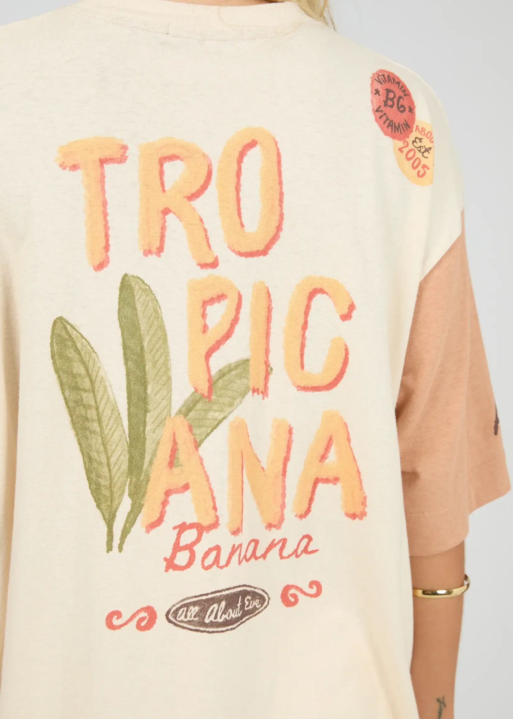 All About Eve Tropical Oversized Tee
