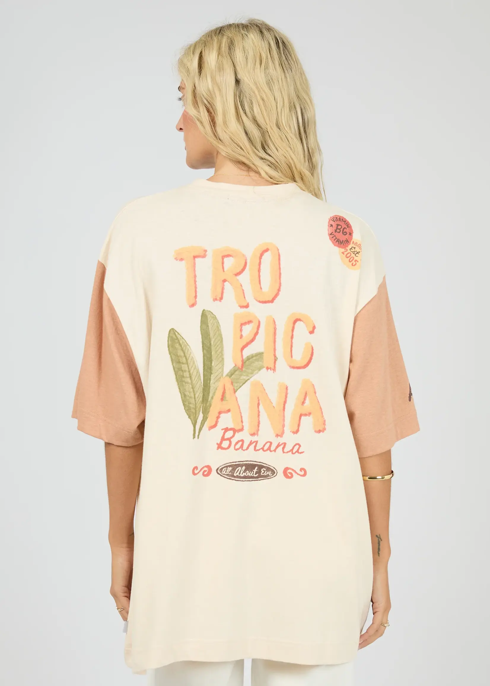 All About Eve Tropical Oversized Tee