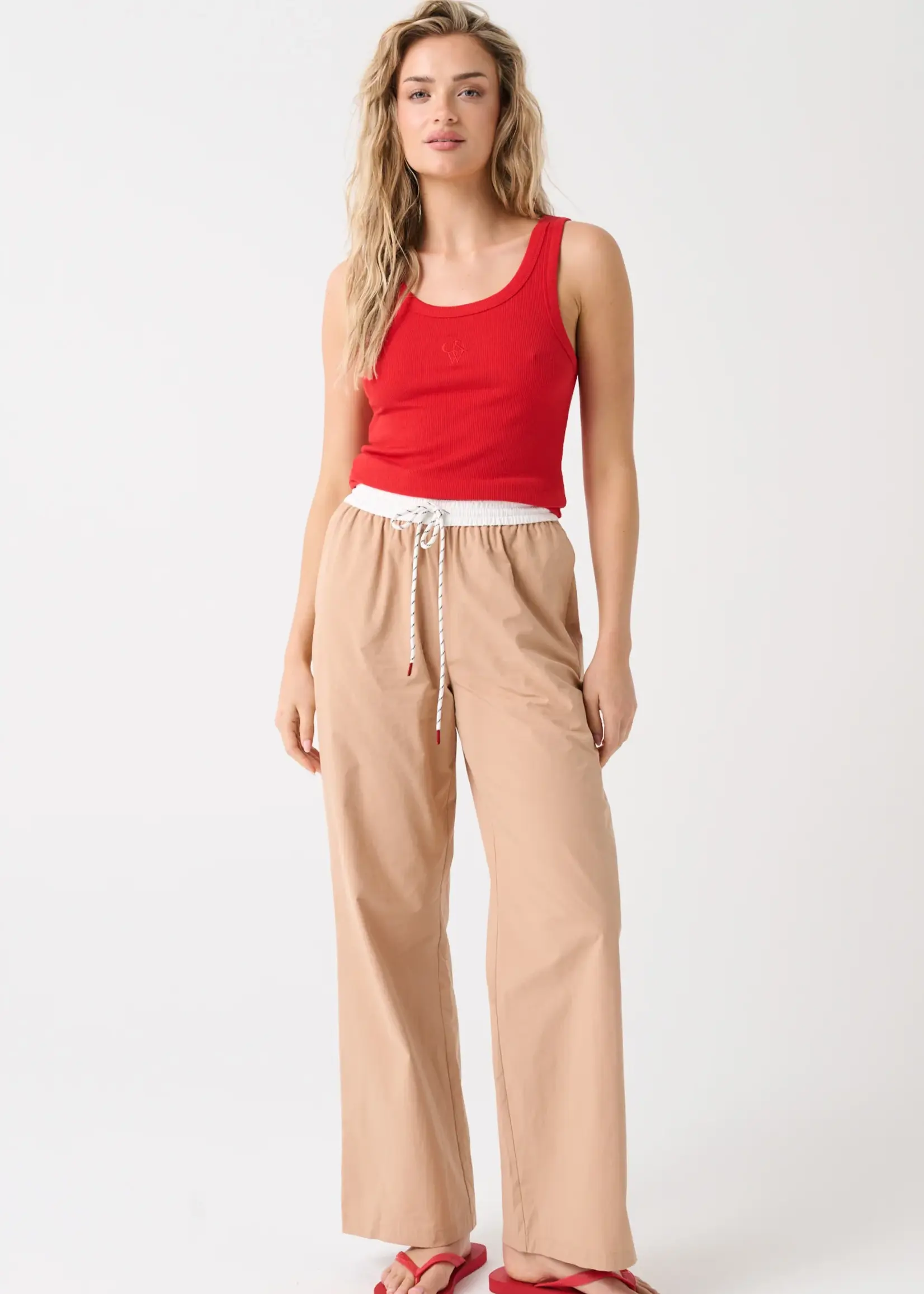 cartel and willow Lola Pant - Tan